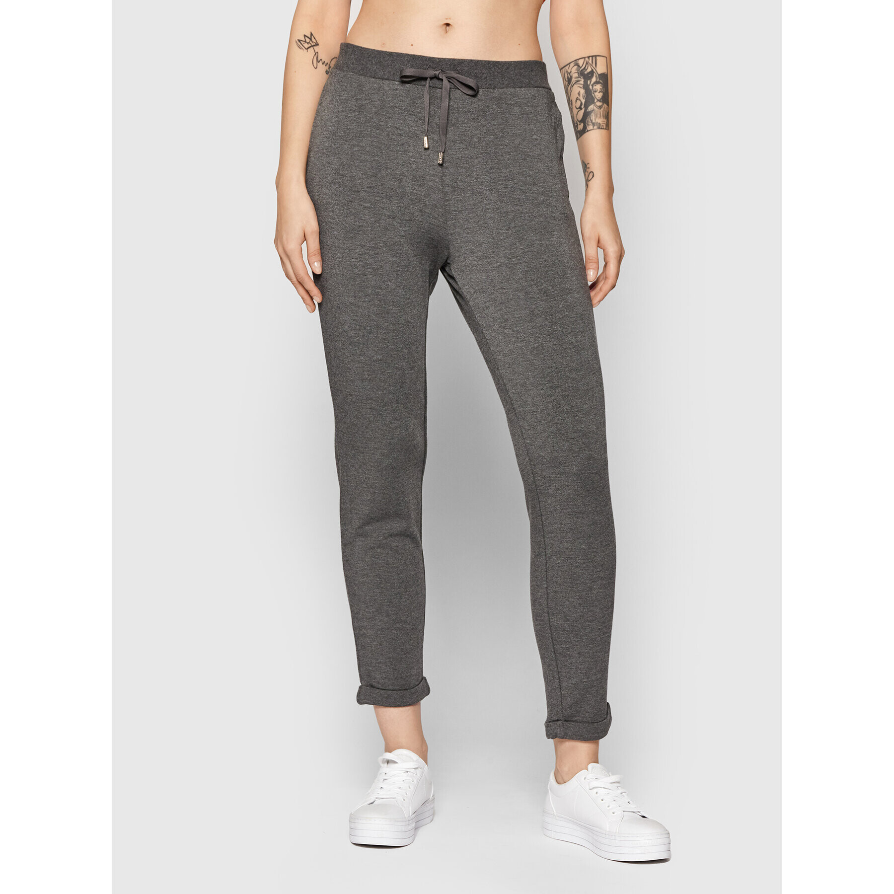 Liu Jo Sport Pantaloni trening TF1119 F0576 Gri Regular Fit - Pled.ro