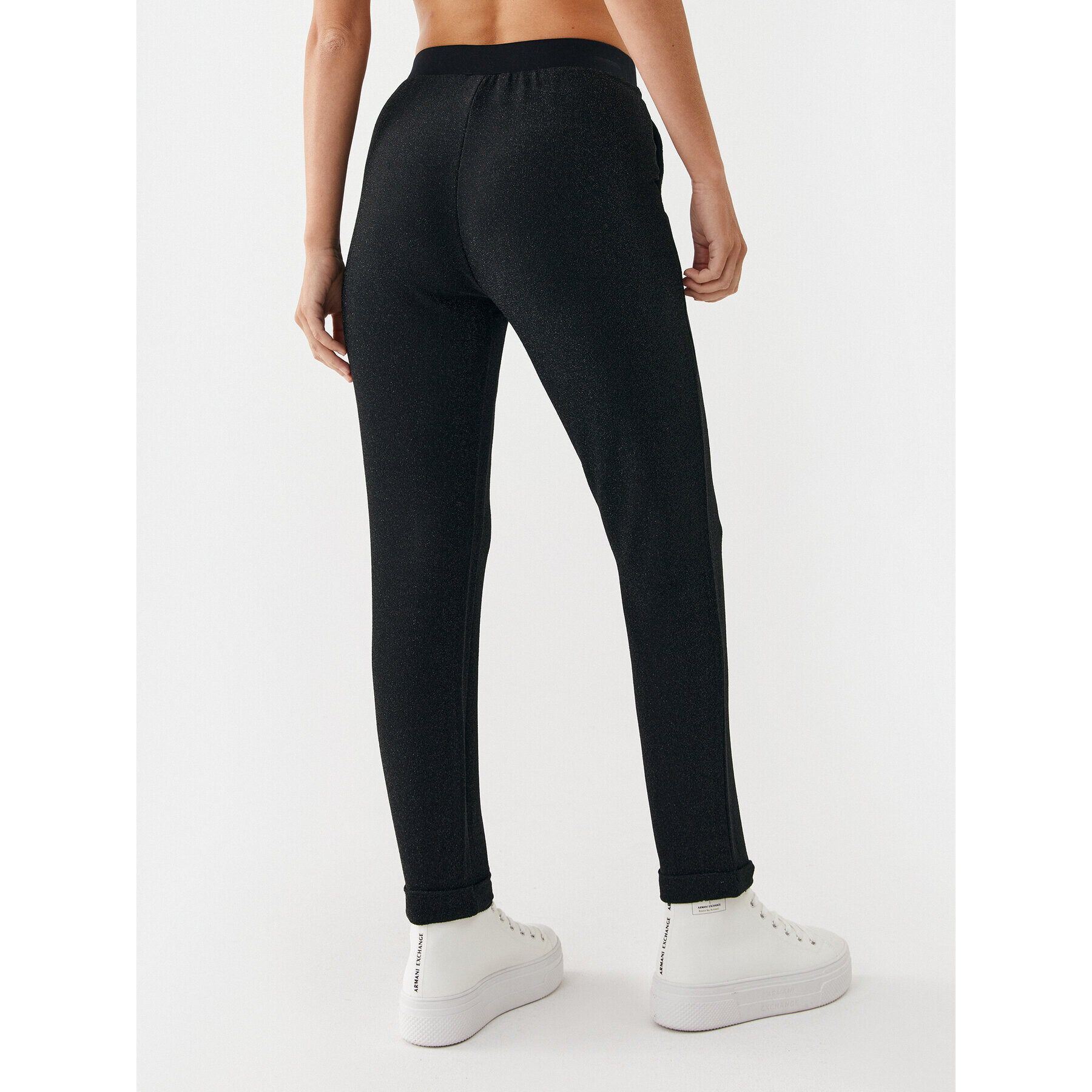 Liu Jo Sport Pantaloni din material TF3077 J4537 Negru Relaxed Fit - Pled.ro