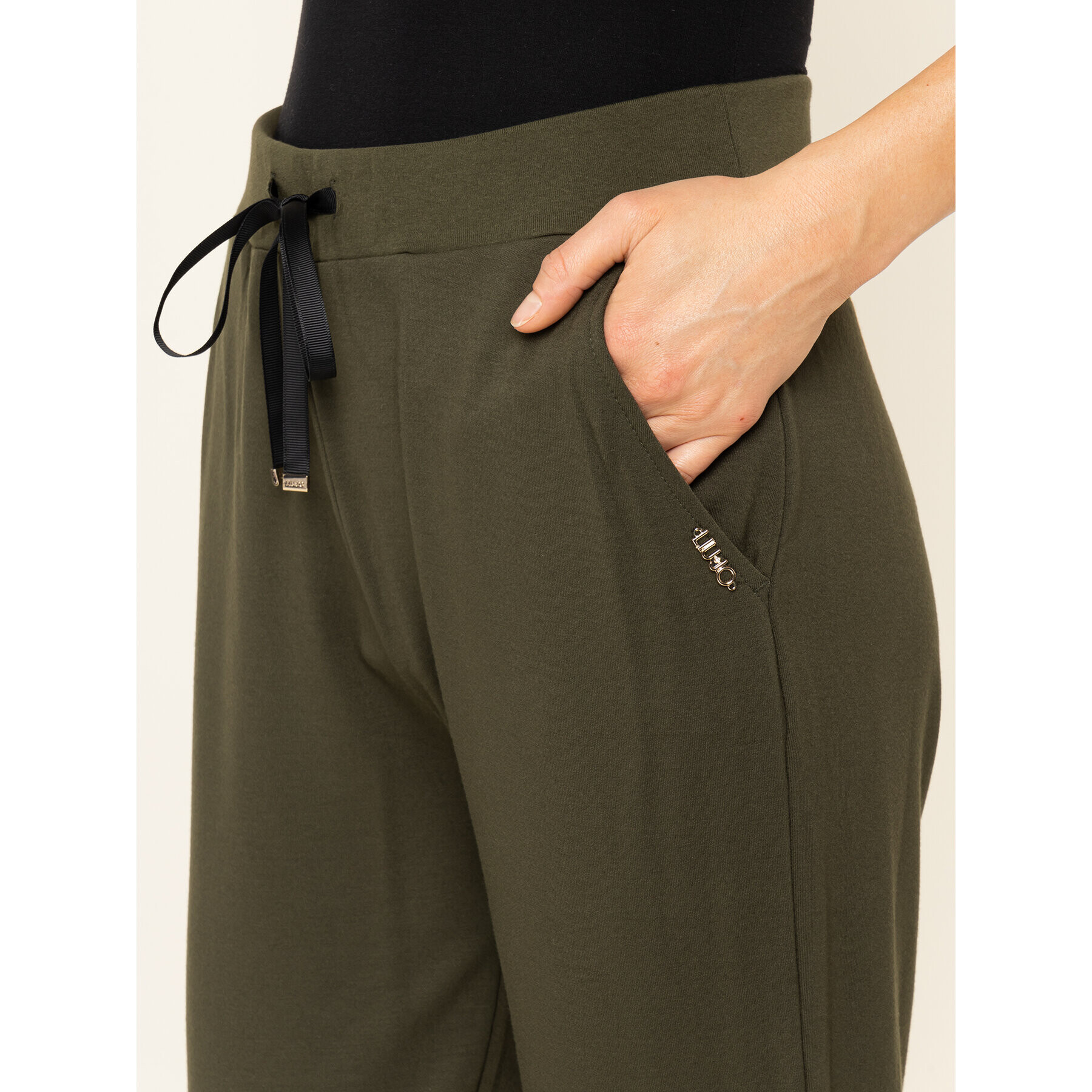 Liu Jo Sport Pantaloni trening T69050 F0576 Verde Regular Fit - Pled.ro