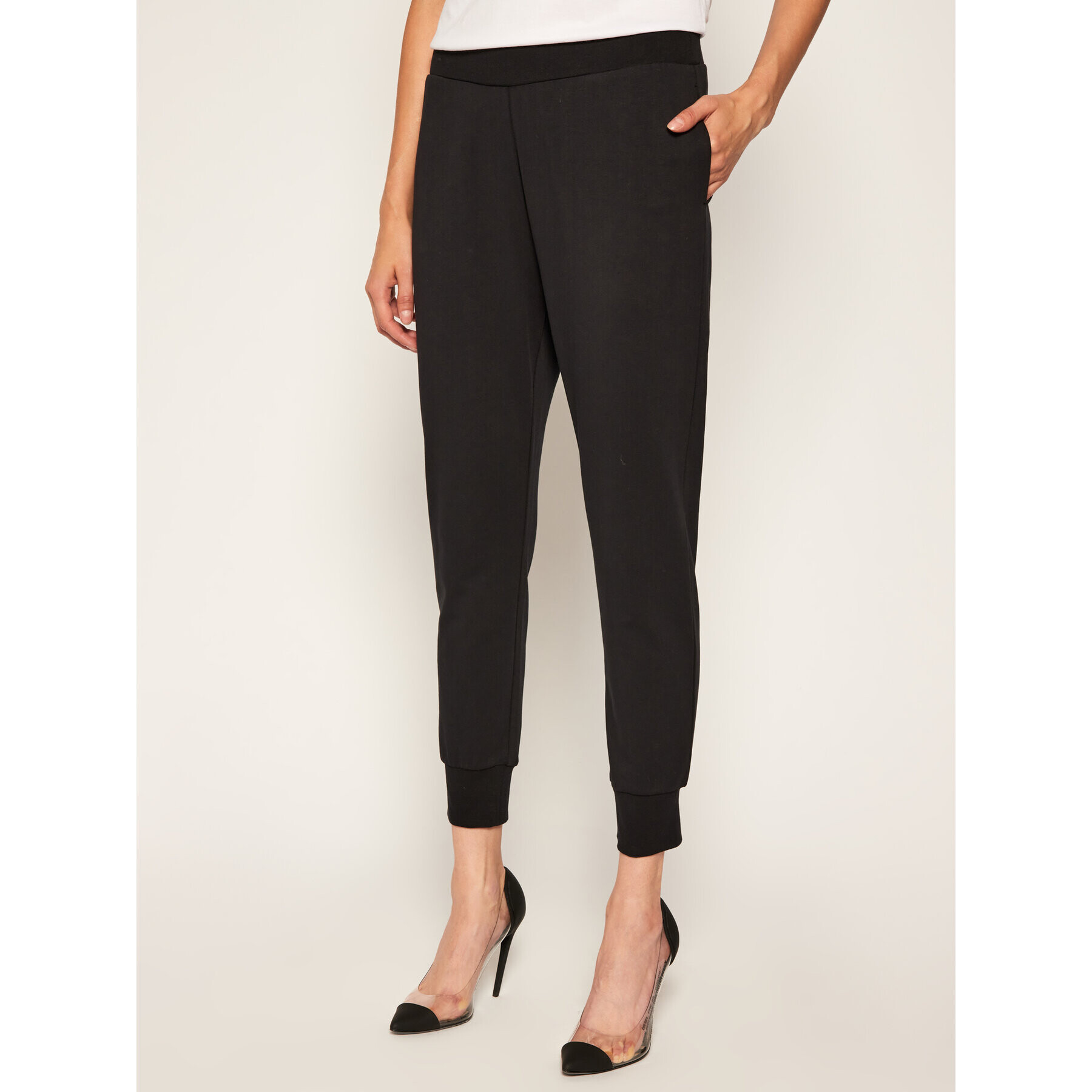 Liu Jo Sport Pantaloni trening TA0008 F0766 Negru Regular Fit - Pled.ro