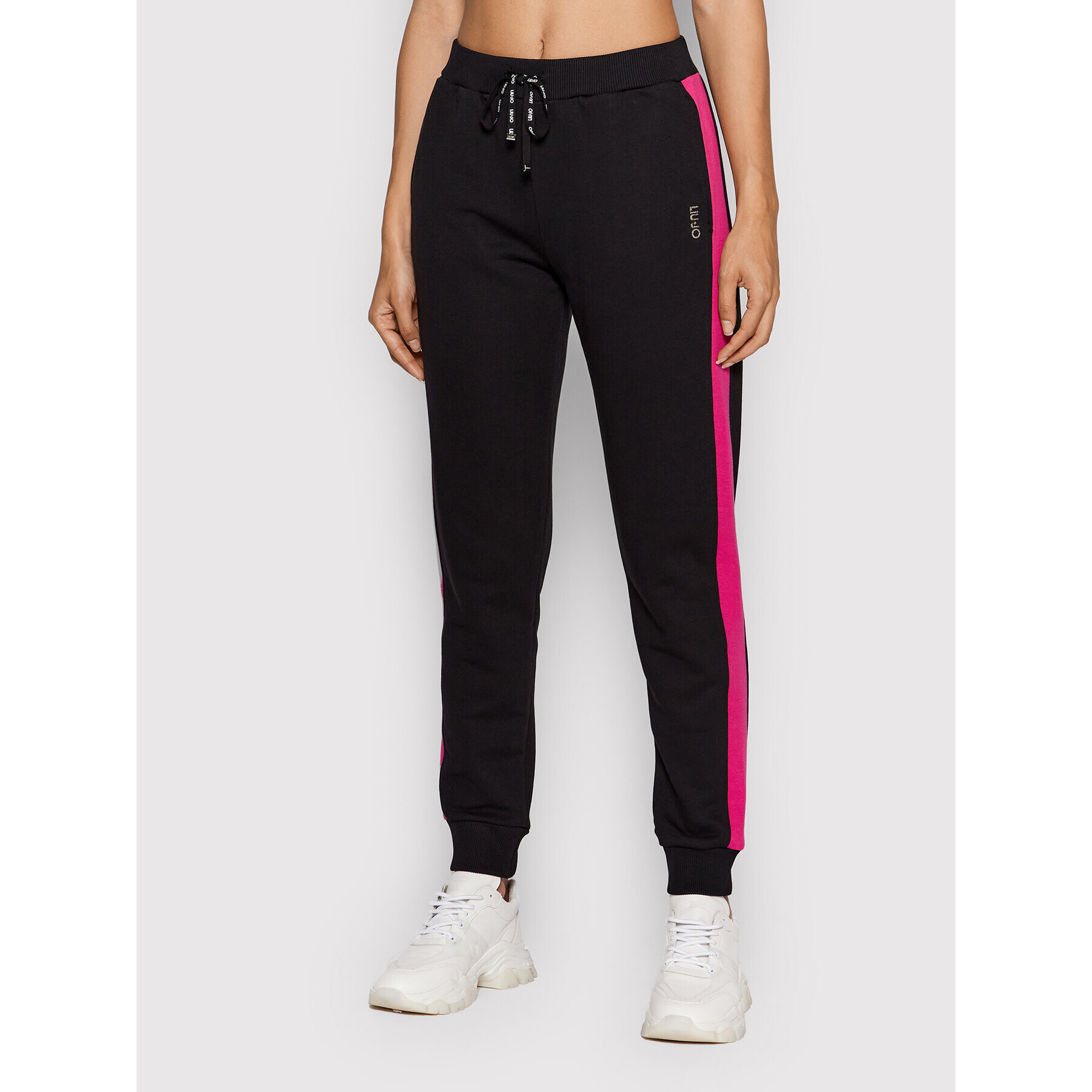 Liu Jo Sport Pantaloni trening TA2164 F0870 Negru Regular Fit - Pled.ro