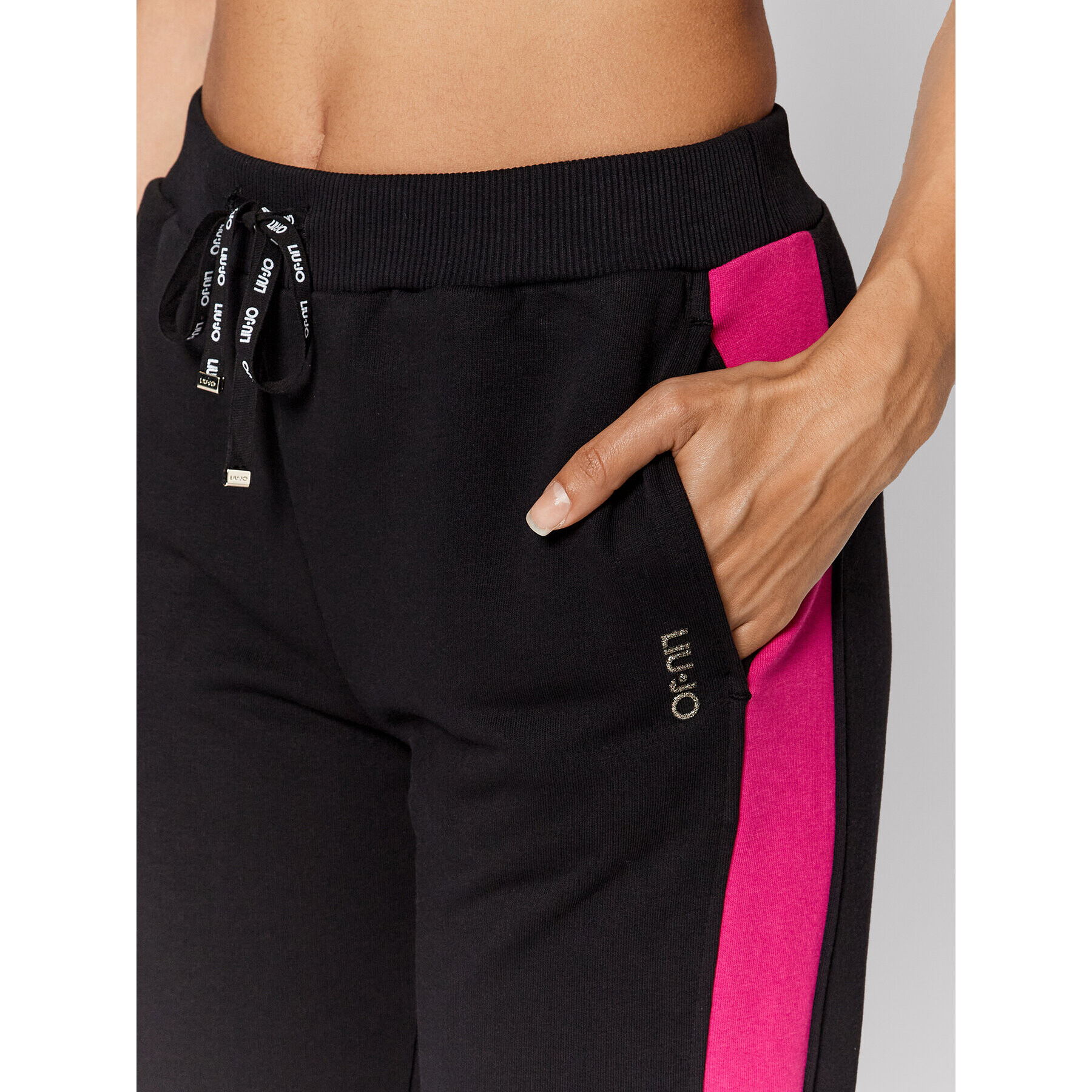 Liu Jo Sport Pantaloni trening TA2164 F0870 Negru Regular Fit - Pled.ro