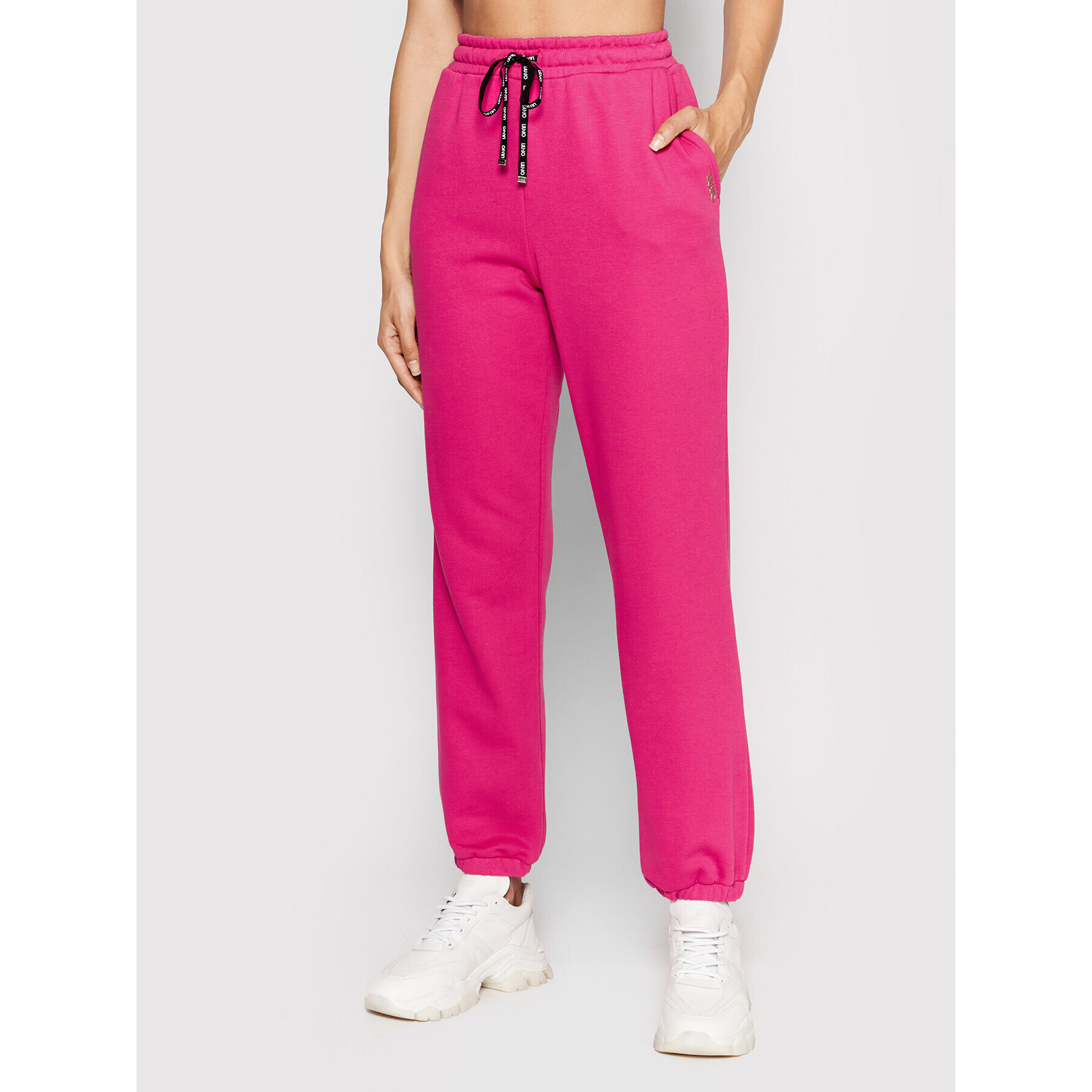 Liu Jo Sport Pantaloni trening TA2251 F0870 Roz Relaxed Fit - Pled.ro