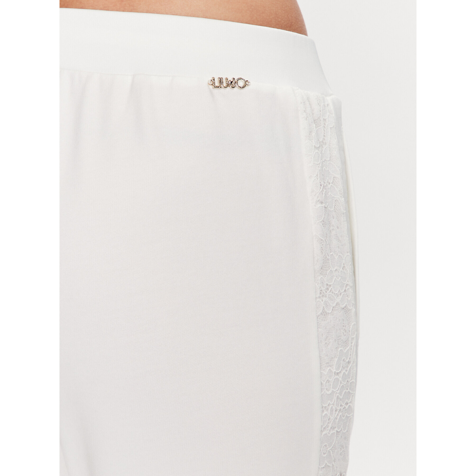 Liu Jo Sport Pantaloni trening TA3011 F0869 Alb Regular Fit - Pled.ro