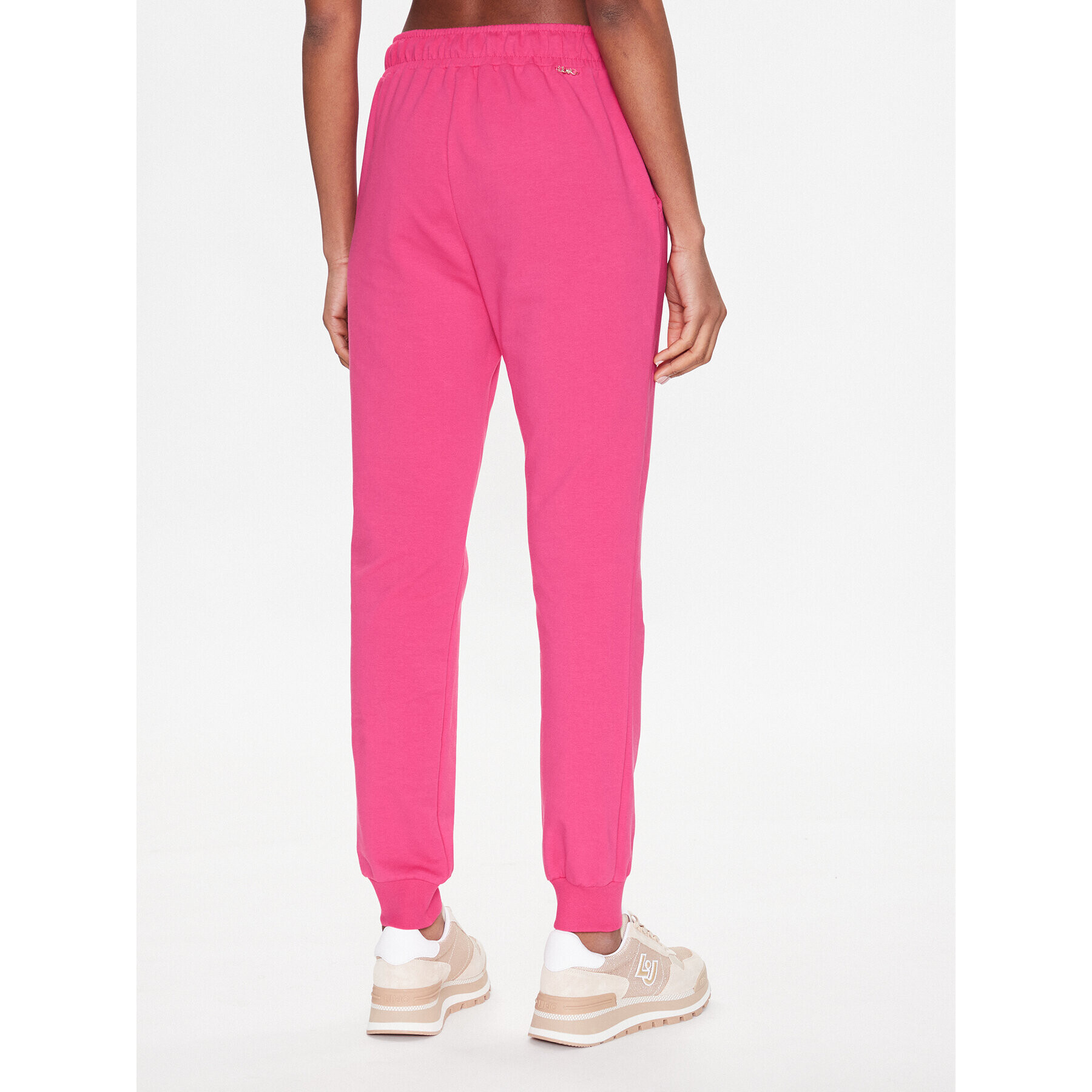 Liu Jo Sport Pantaloni trening TA3146 F0090 Roz Regular Fit - Pled.ro