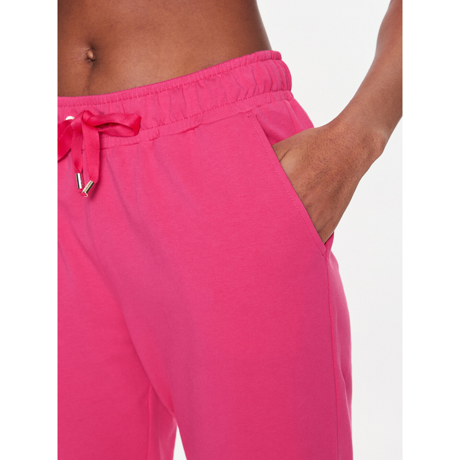 Liu Jo Sport Pantaloni trening TA3146 F0090 Roz Regular Fit - Pled.ro