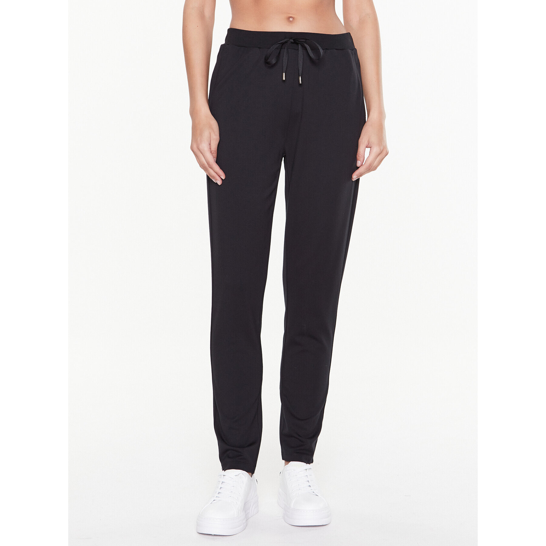 Liu Jo Sport Pantaloni trening TA3152 J5942 Negru Regular Fit - Pled.ro