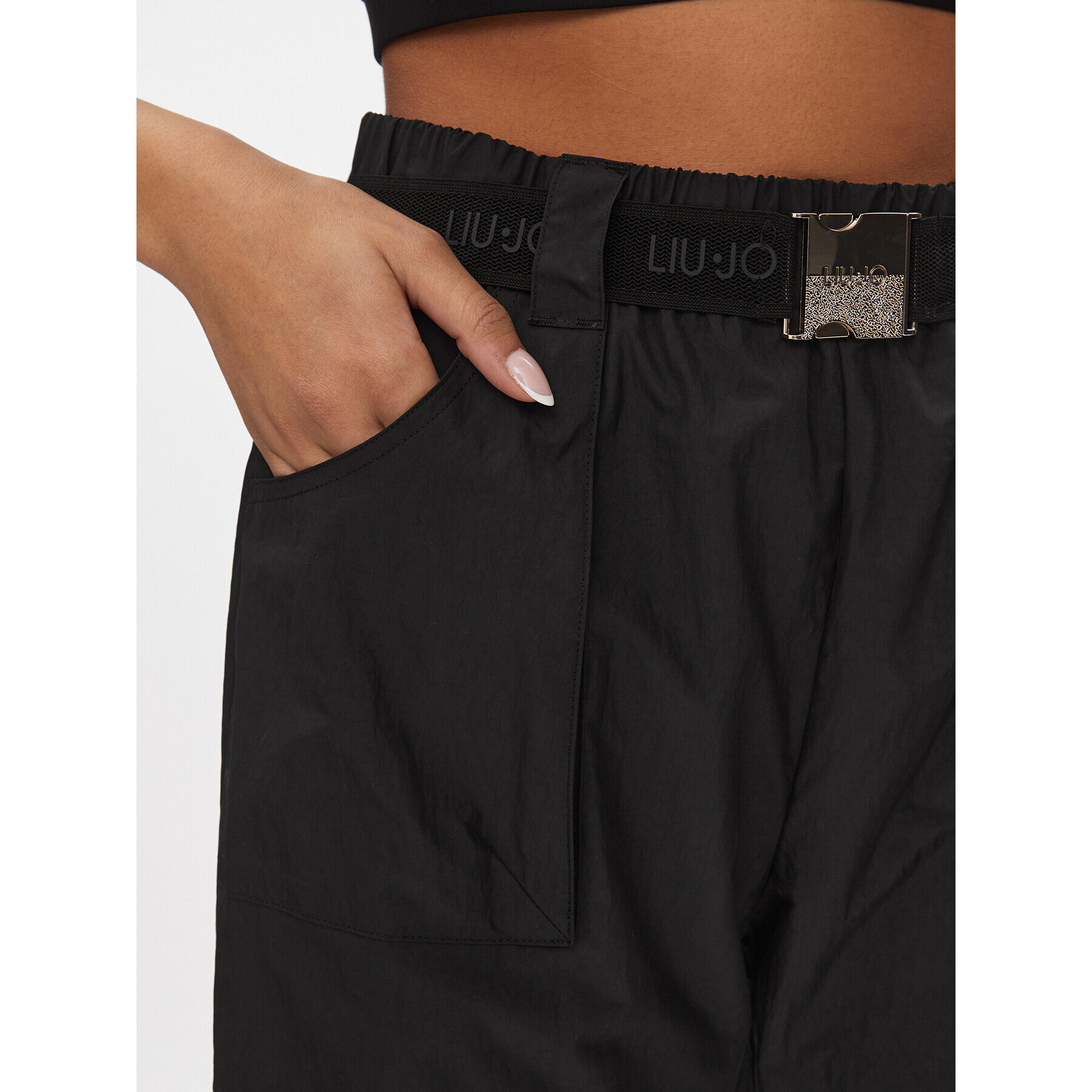 Liu Jo Sport Pantaloni trening TA4198 T3767 Negru Regular Fit - Pled.ro