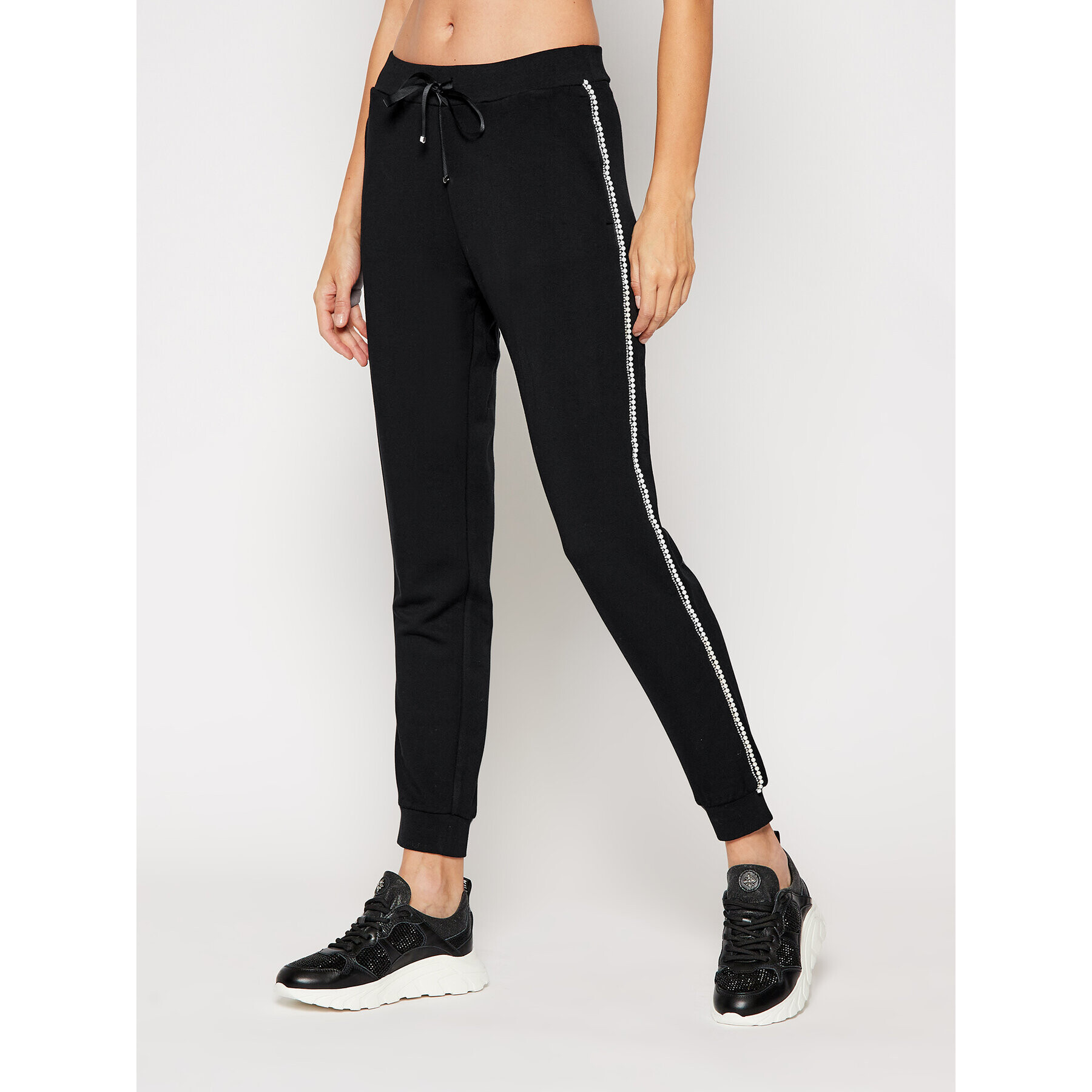 Liu Jo Sport Pantaloni trening TF0115 F0576 Negru Regular Fit - Pled.ro