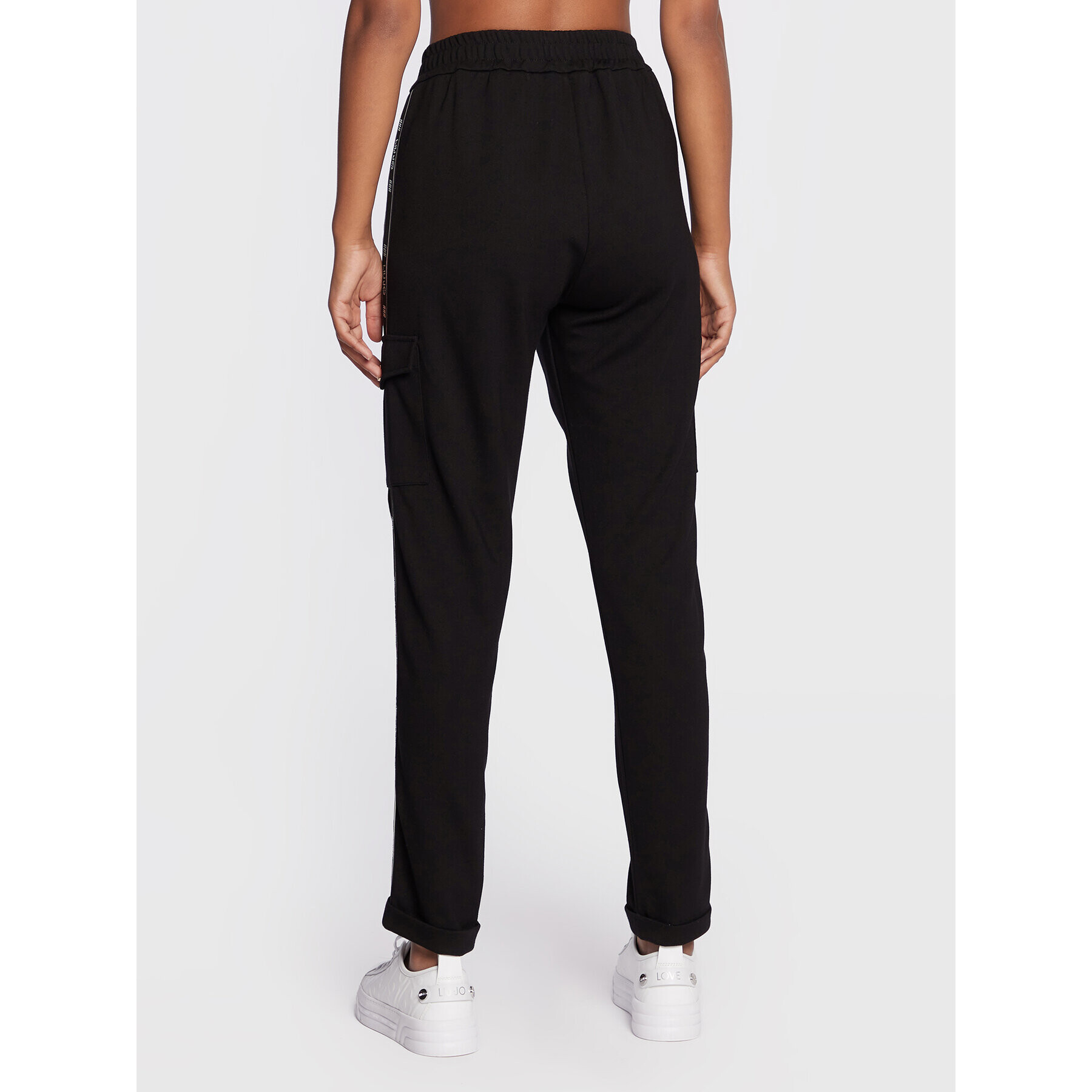 Liu Jo Sport Pantaloni trening TF2047 J6490 Negru Regular Fit - Pled.ro