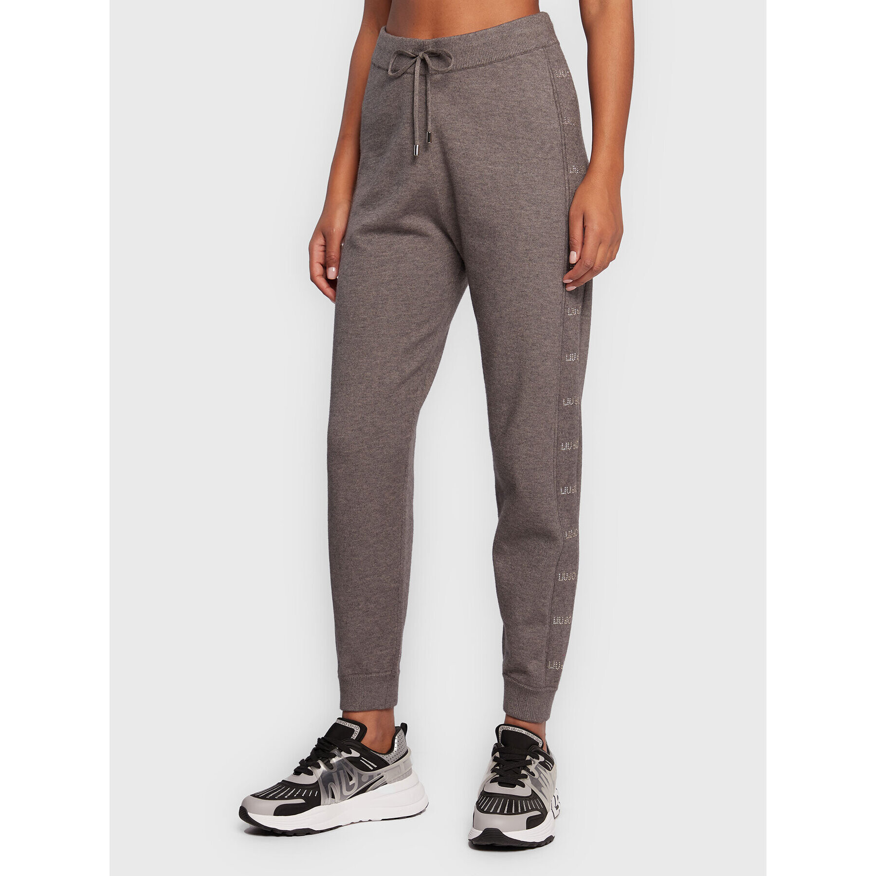 Liu Jo Sport Pantaloni tricotați TF2106 MA63M Gri Regular Fit - Pled.ro