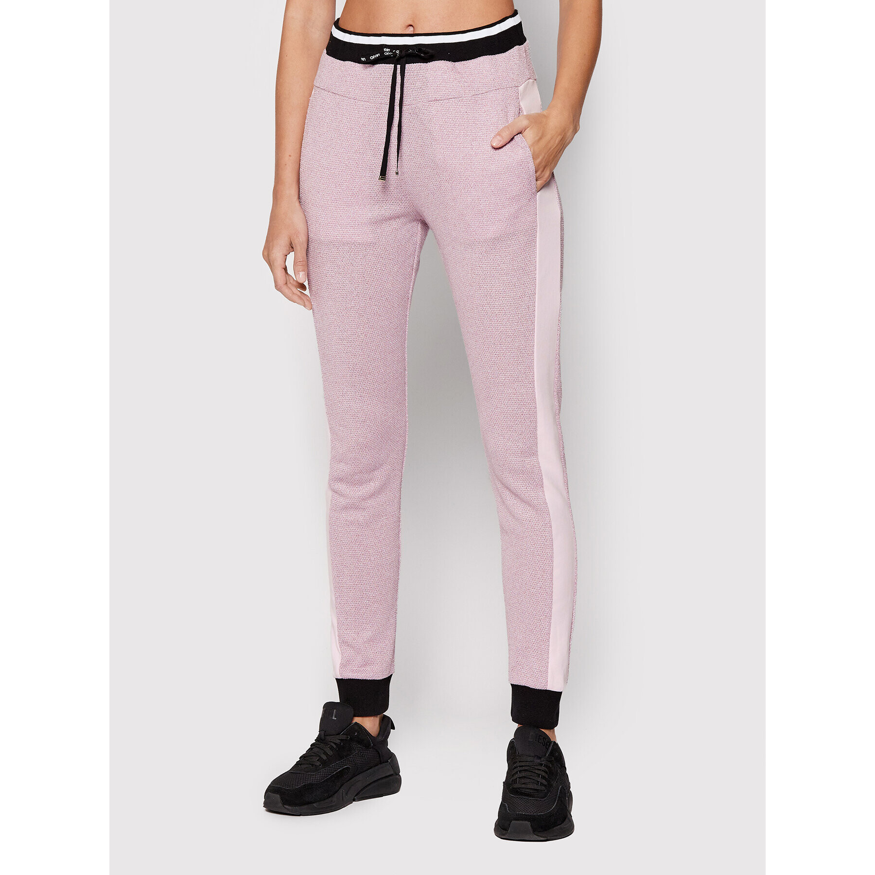 Liu Jo Sport Pantaloni tricotați TA2072 J6371 Roz Regular Fit - Pled.ro