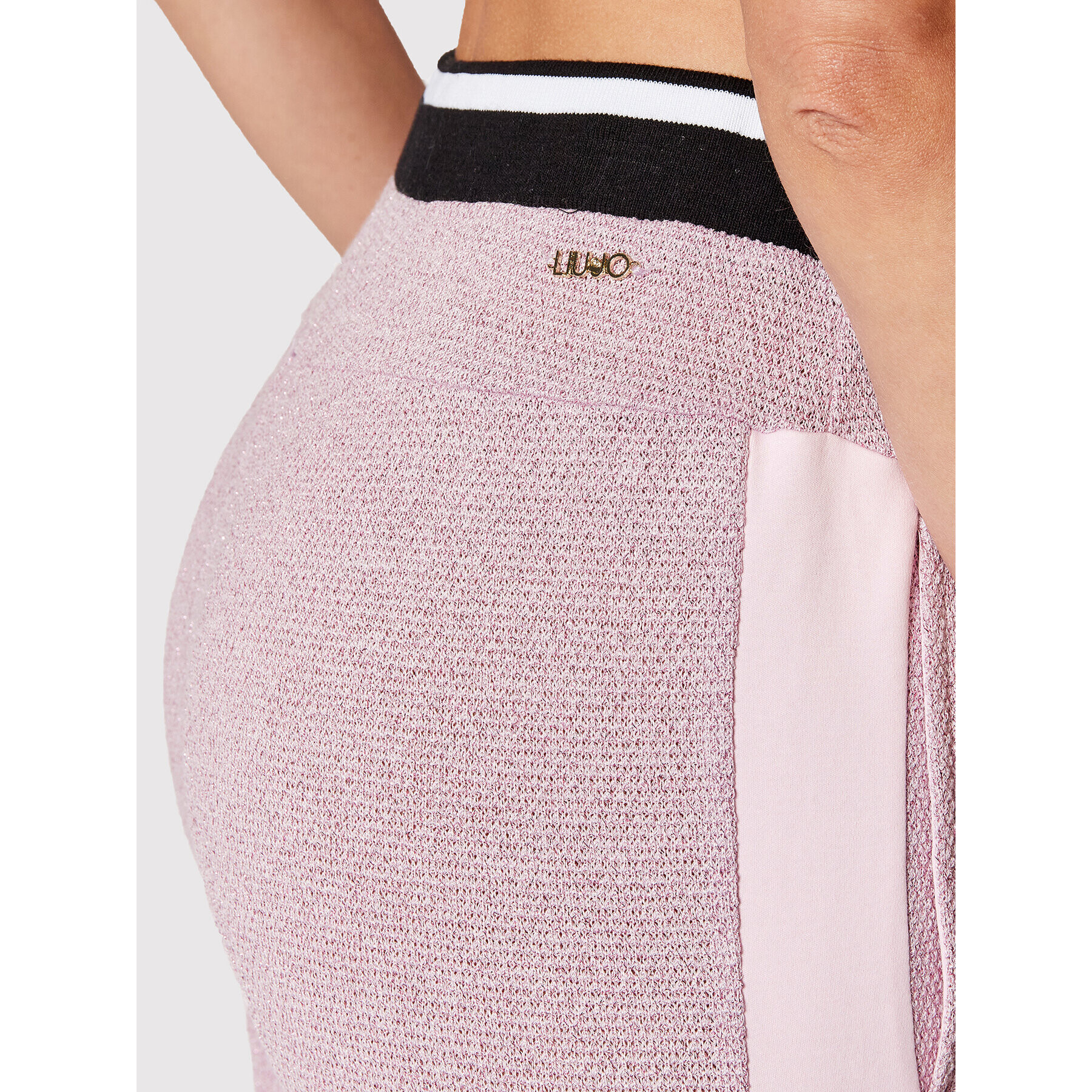 Liu Jo Sport Pantaloni tricotați TA2072 J6371 Roz Regular Fit - Pled.ro