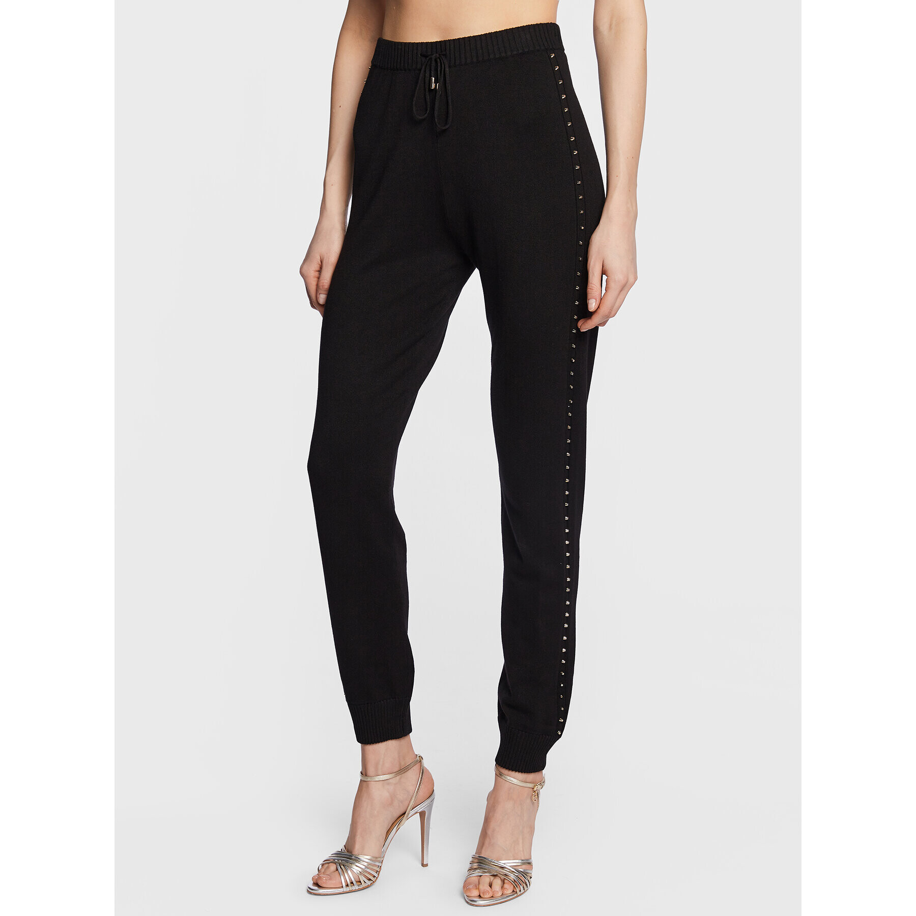 Liu Jo Sport Pantaloni tricotați TA3058 MS49I Negru Regular Fit - Pled.ro