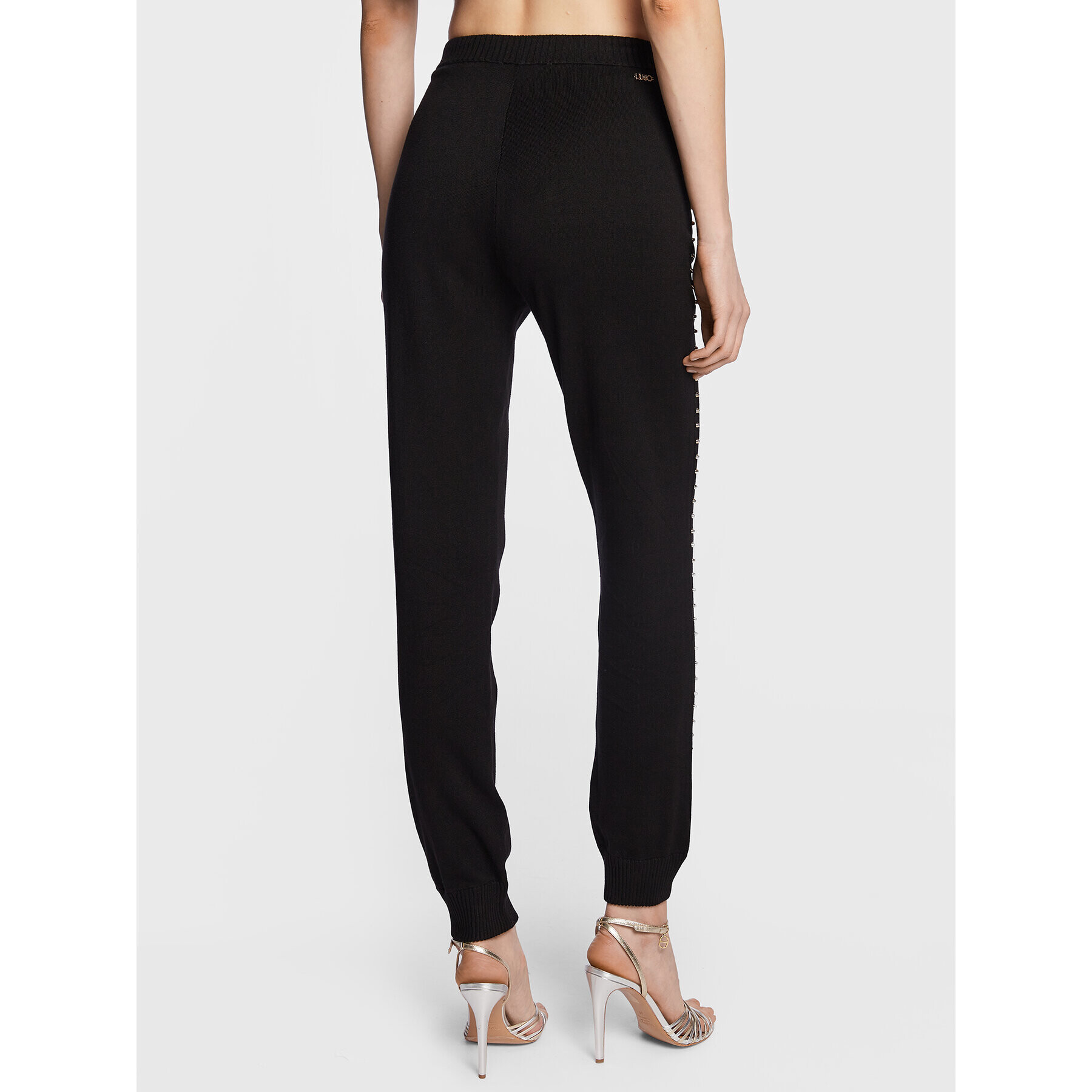 Liu Jo Sport Pantaloni tricotați TA3058 MS49I Negru Regular Fit - Pled.ro