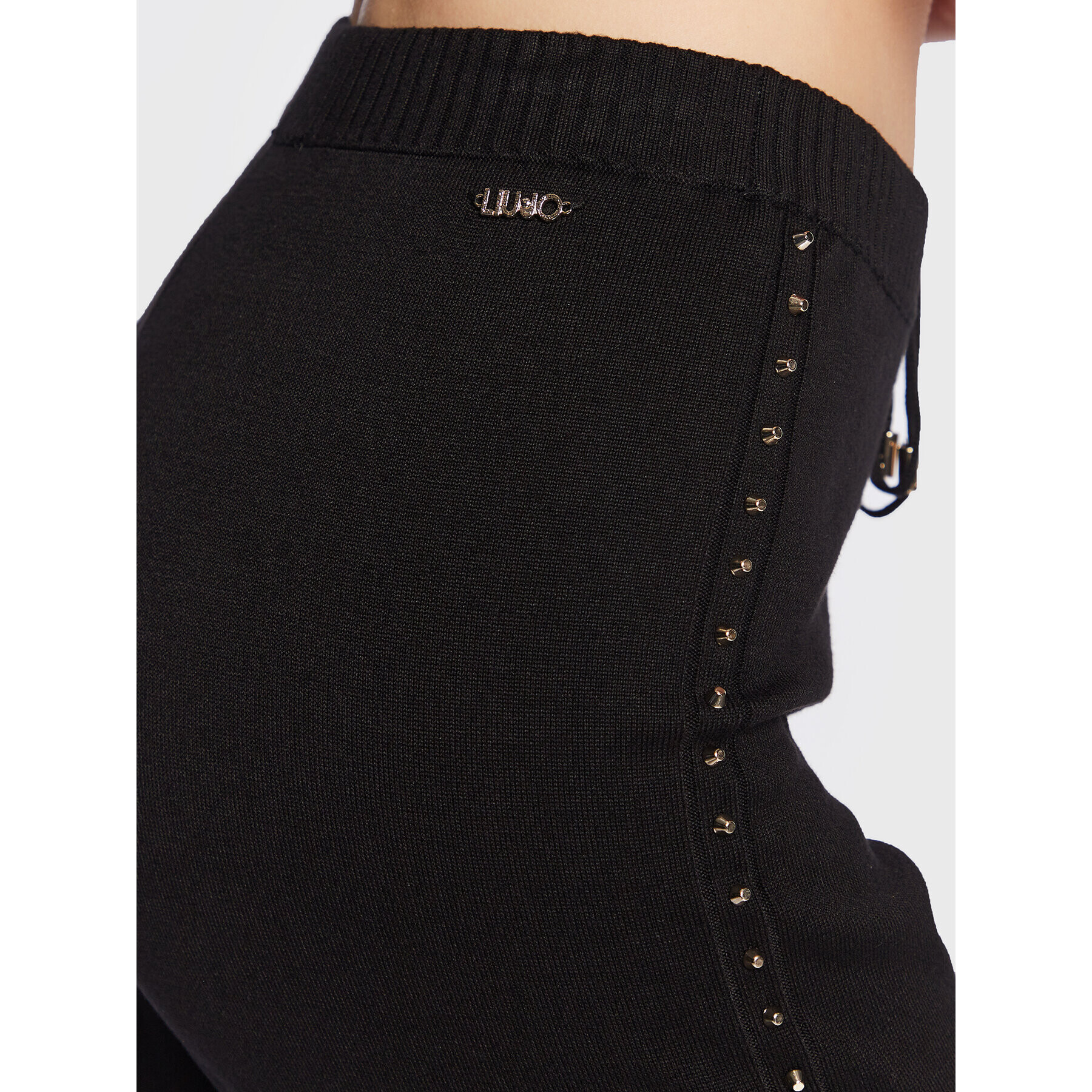 Liu Jo Sport Pantaloni tricotați TA3058 MS49I Negru Regular Fit - Pled.ro