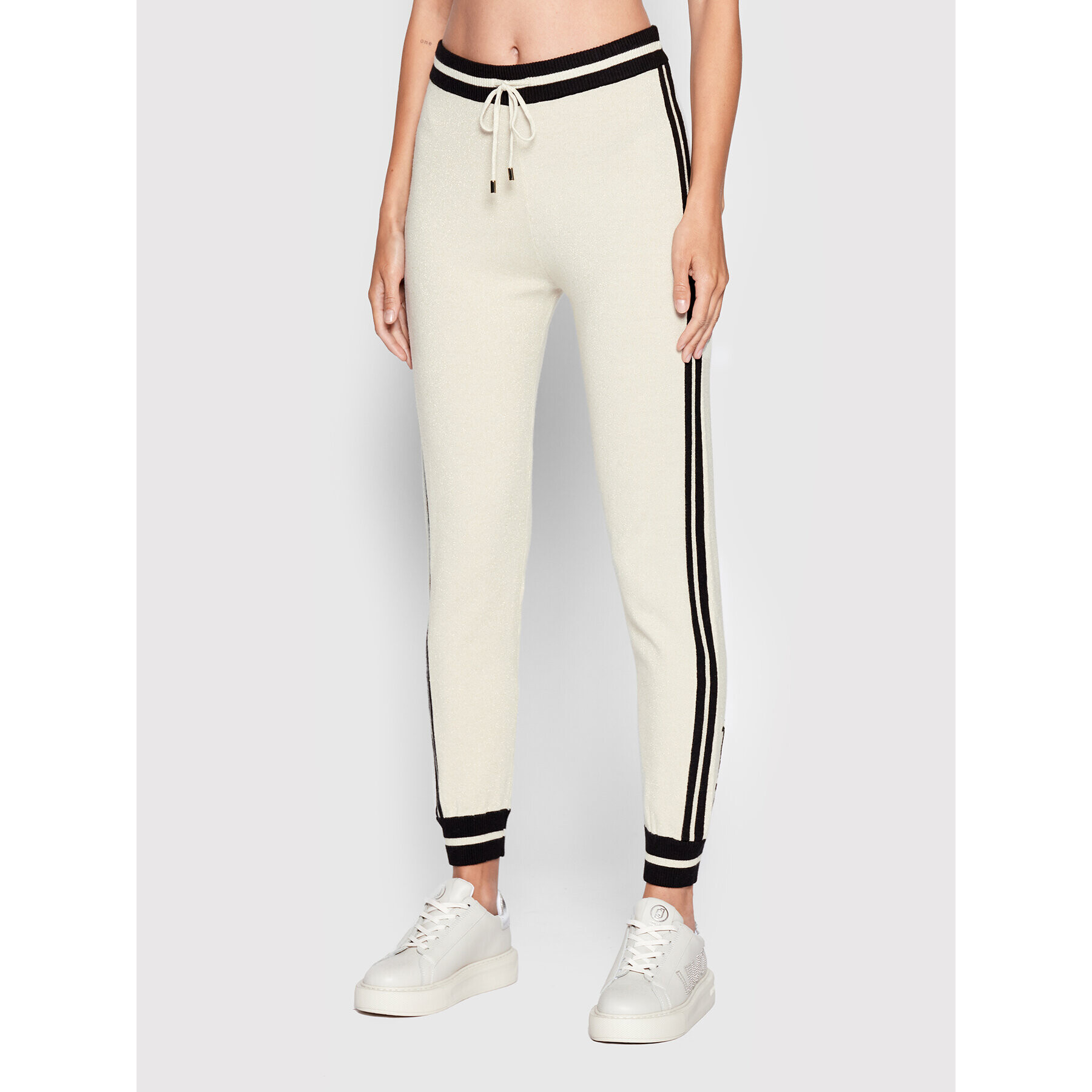 Liu Jo Sport Pantaloni tricotați TF2051 MS75L Bej Regular Fit - Pled.ro