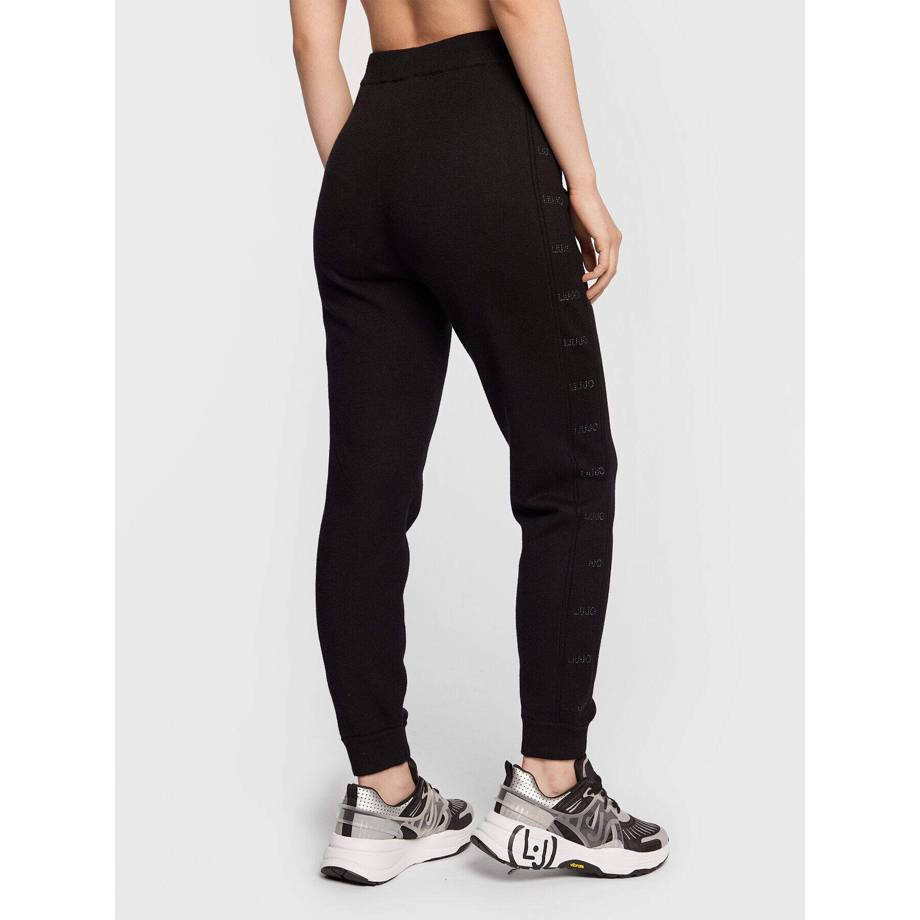 Liu Jo Sport Pantaloni tricotați TF2106 MA63M Negru Regular Fit - Pled.ro