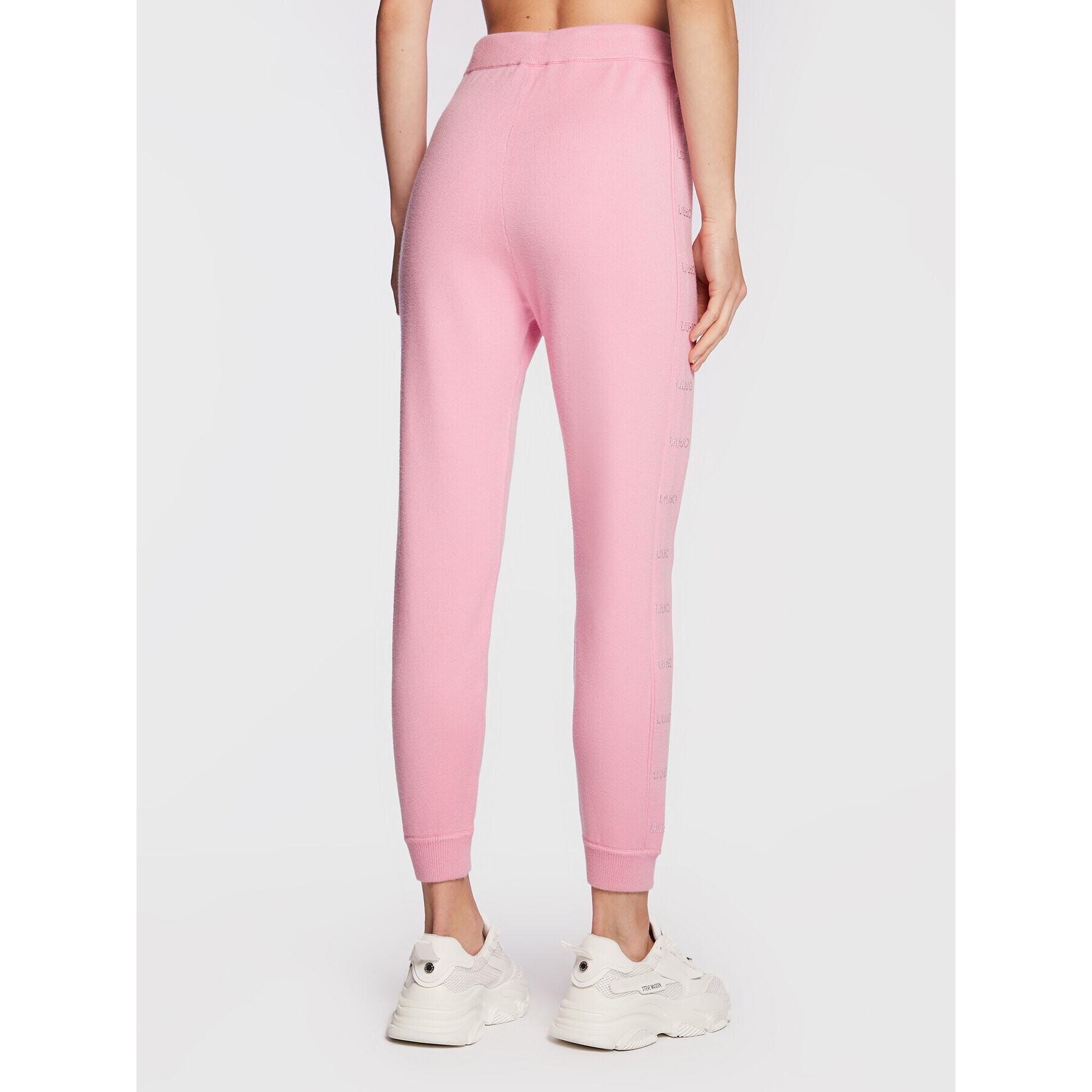 Liu Jo Sport Pantaloni tricotați TF2106 MA63M Roz Regular Fit - Pled.ro