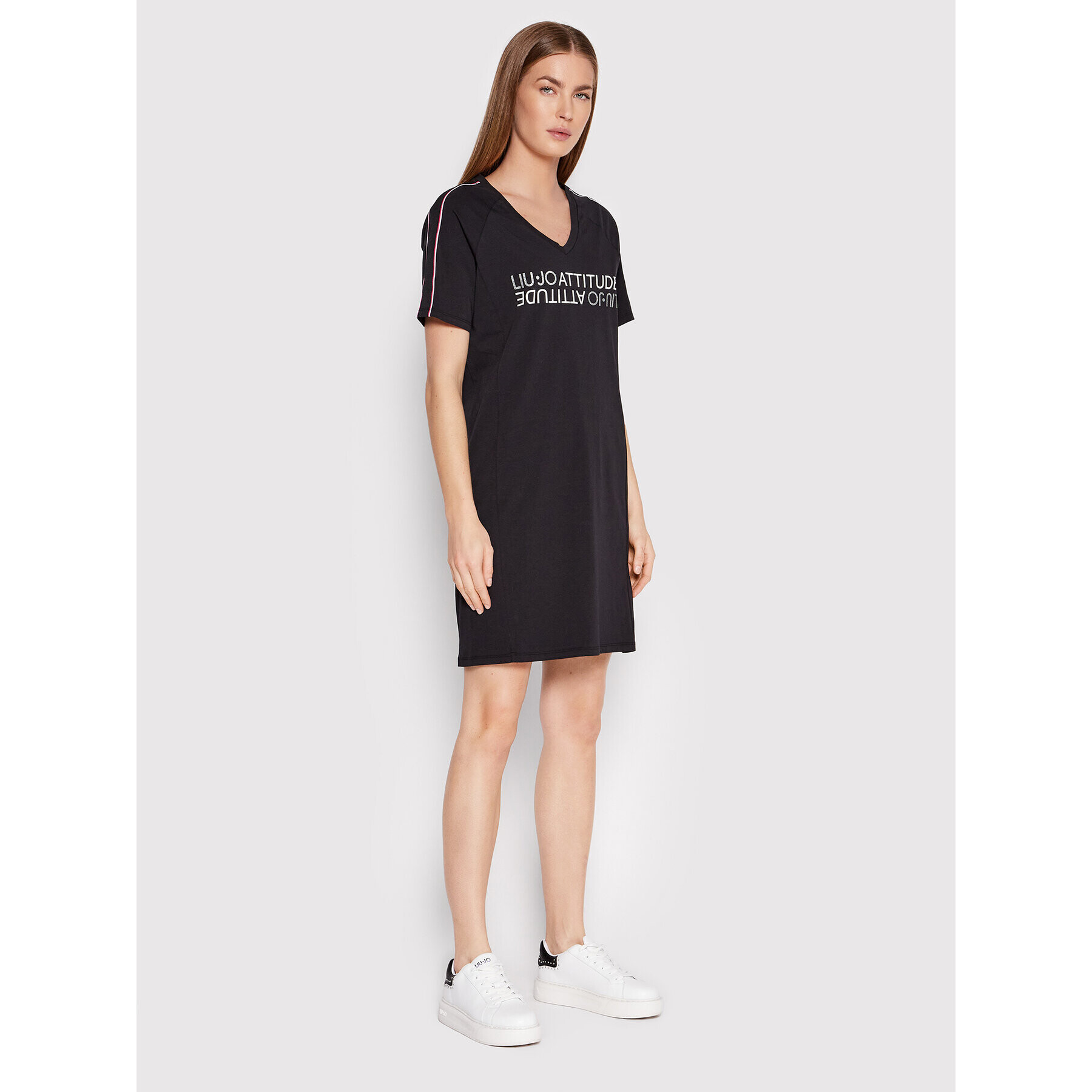 Liu Jo Sport Rochie de zi TA2228 J0088 Negru Relaxed Fit - Pled.ro