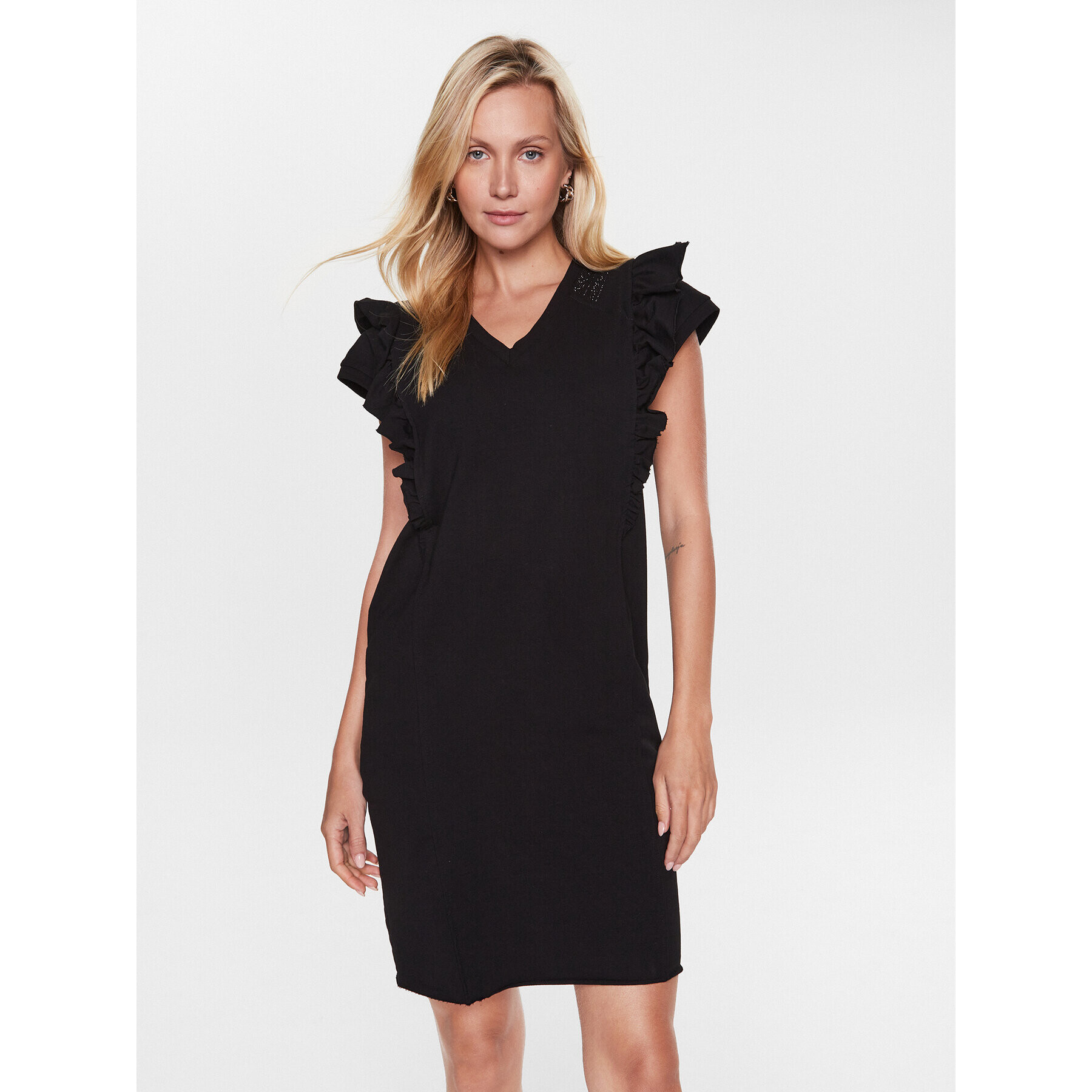 Liu Jo Sport Rochie de zi TA3237 F0090 Negru Regular Fit - Pled.ro