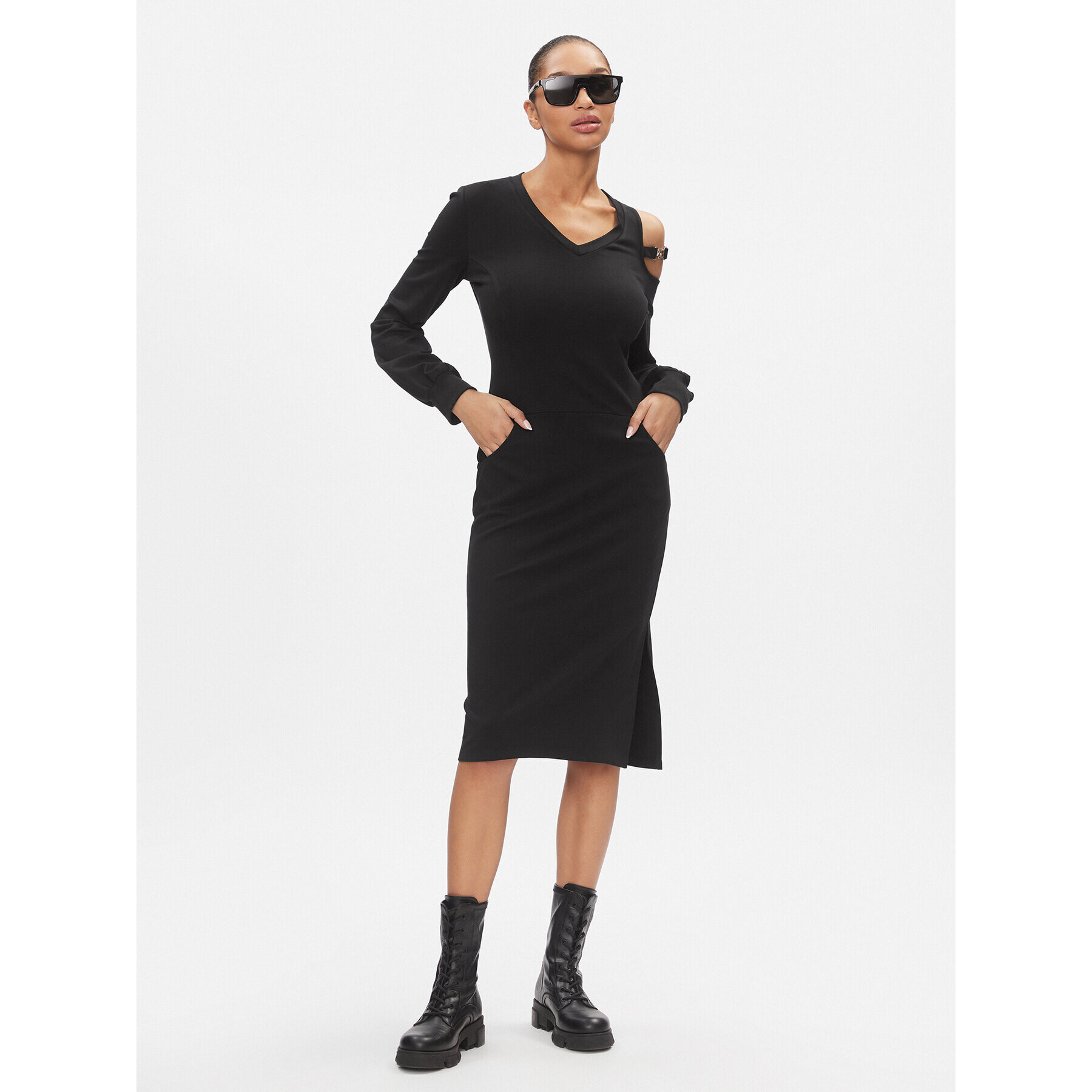 Liu Jo Sport Rochie de zi TA4057 JS182 Negru Regular Fit - Pled.ro