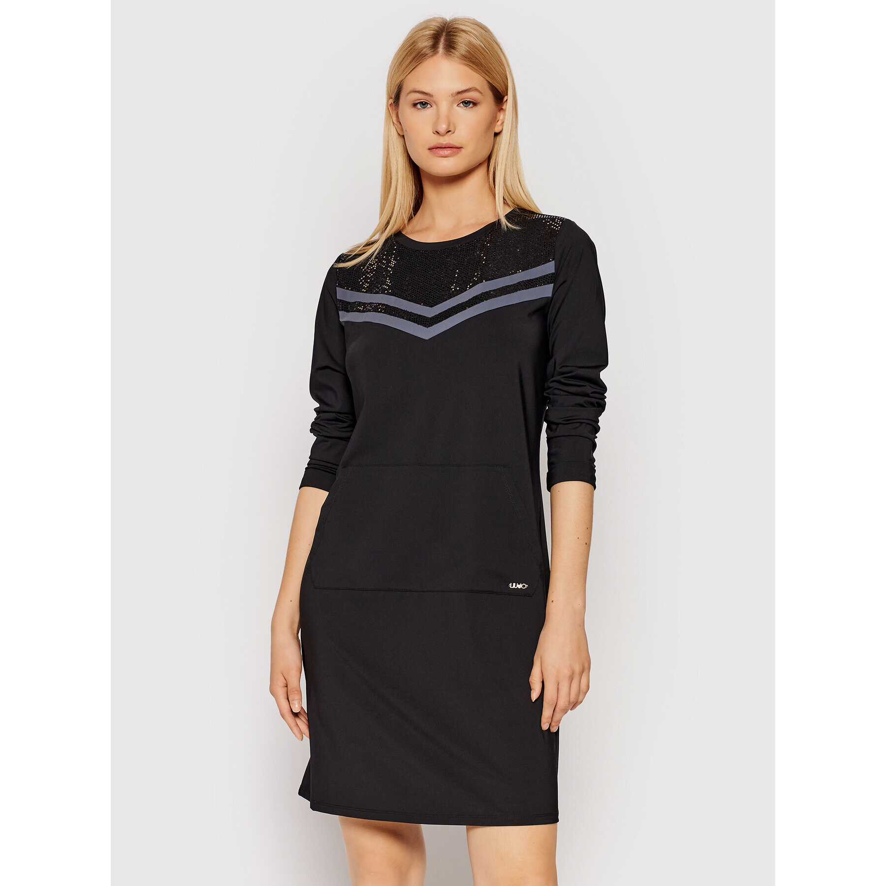 Liu Jo Sport Rochie de zi TF1146 J6242 Negru Regular FIt - Pled.ro