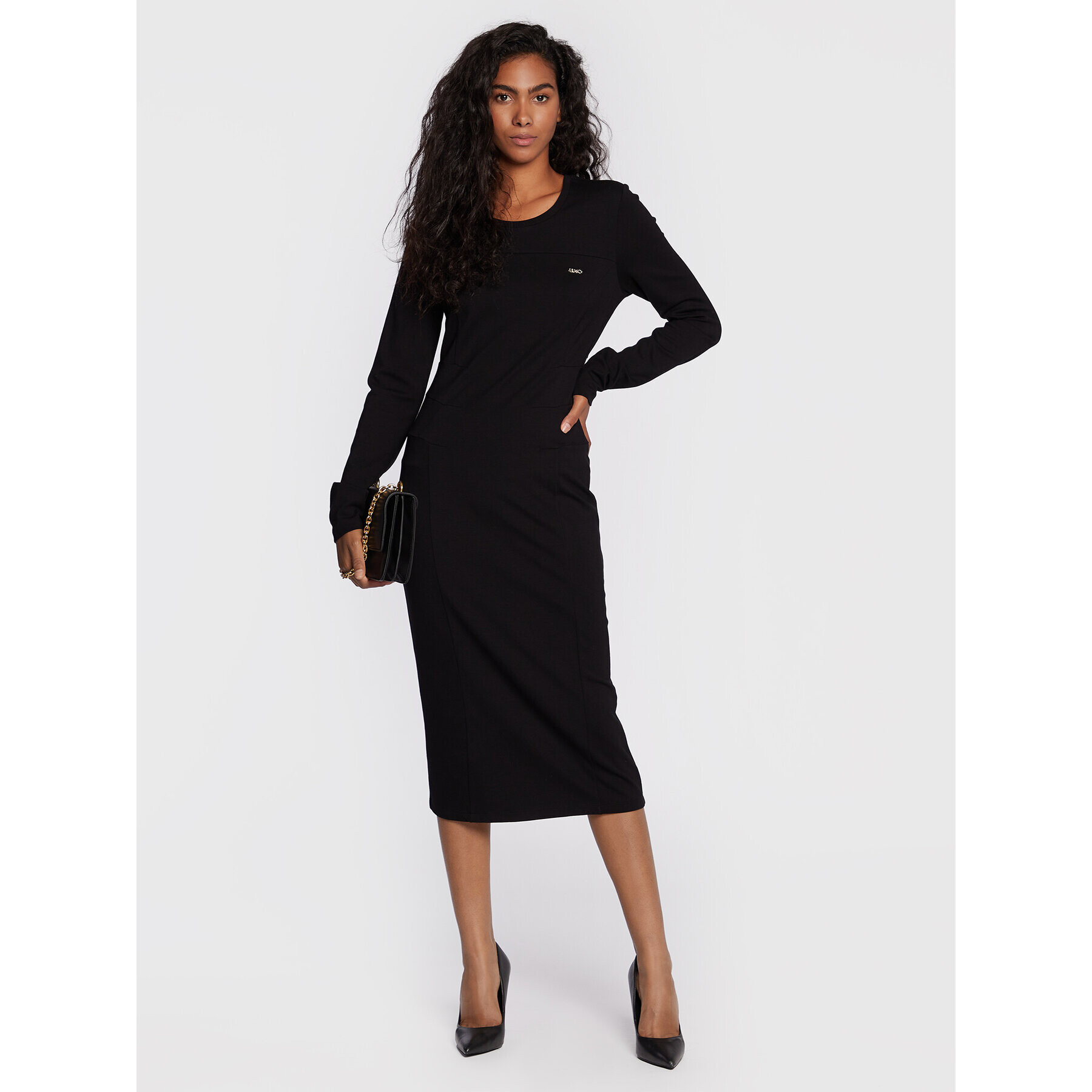 Liu Jo Sport Rochie de zi TF2235 J6182 Negru Regular Fit - Pled.ro