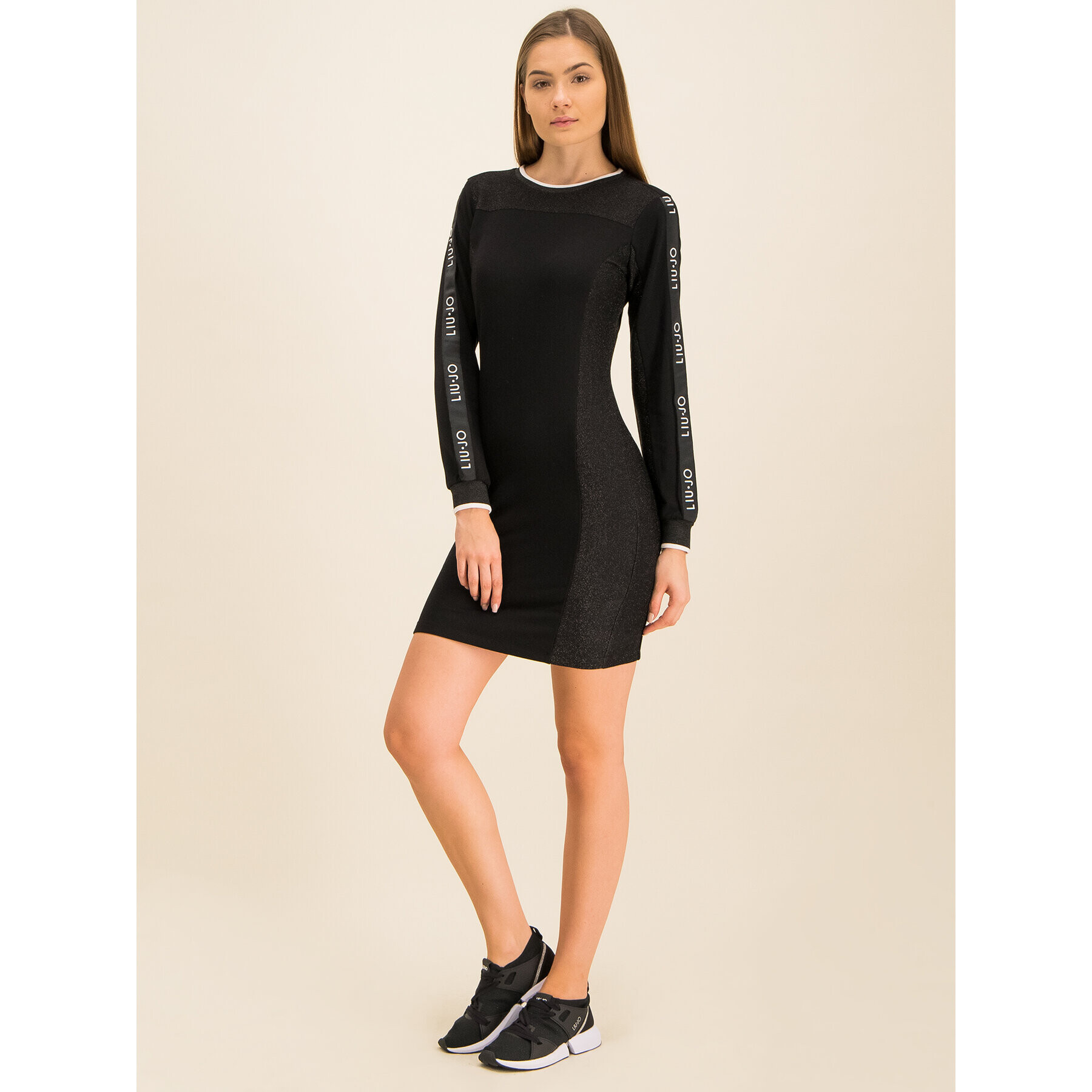 Liu Jo Sport Rochie tricotată T69044 F0576 Negru Slim Fit - Pled.ro