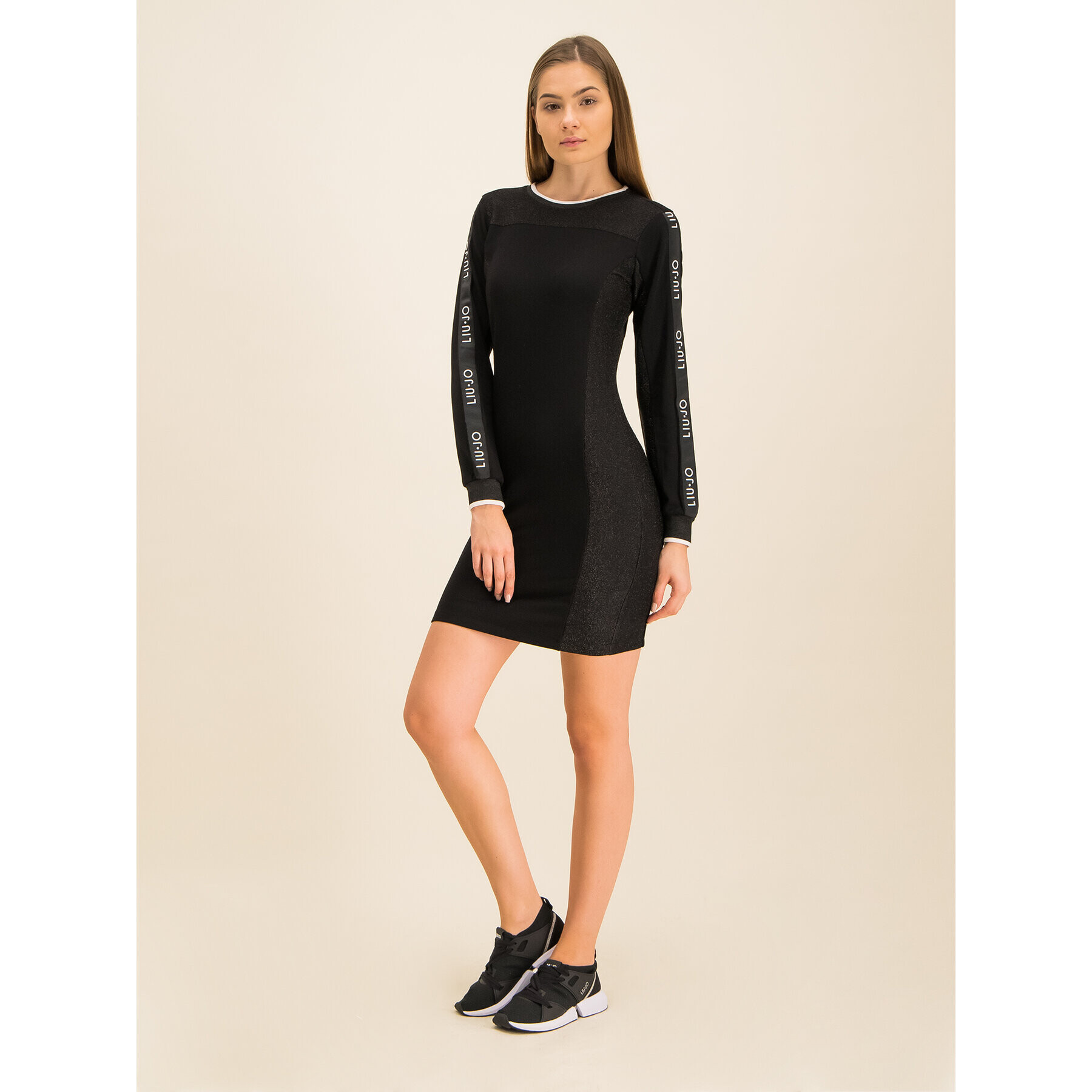 Liu Jo Sport Rochie tricotată T69044 F0576 Negru Slim Fit - Pled.ro