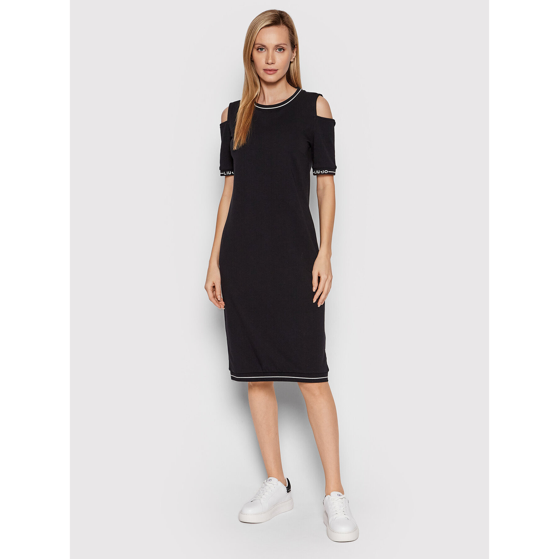 Liu Jo Sport Rochie tricotată TA2248 F0090 Negru Regular Fit - Pled.ro