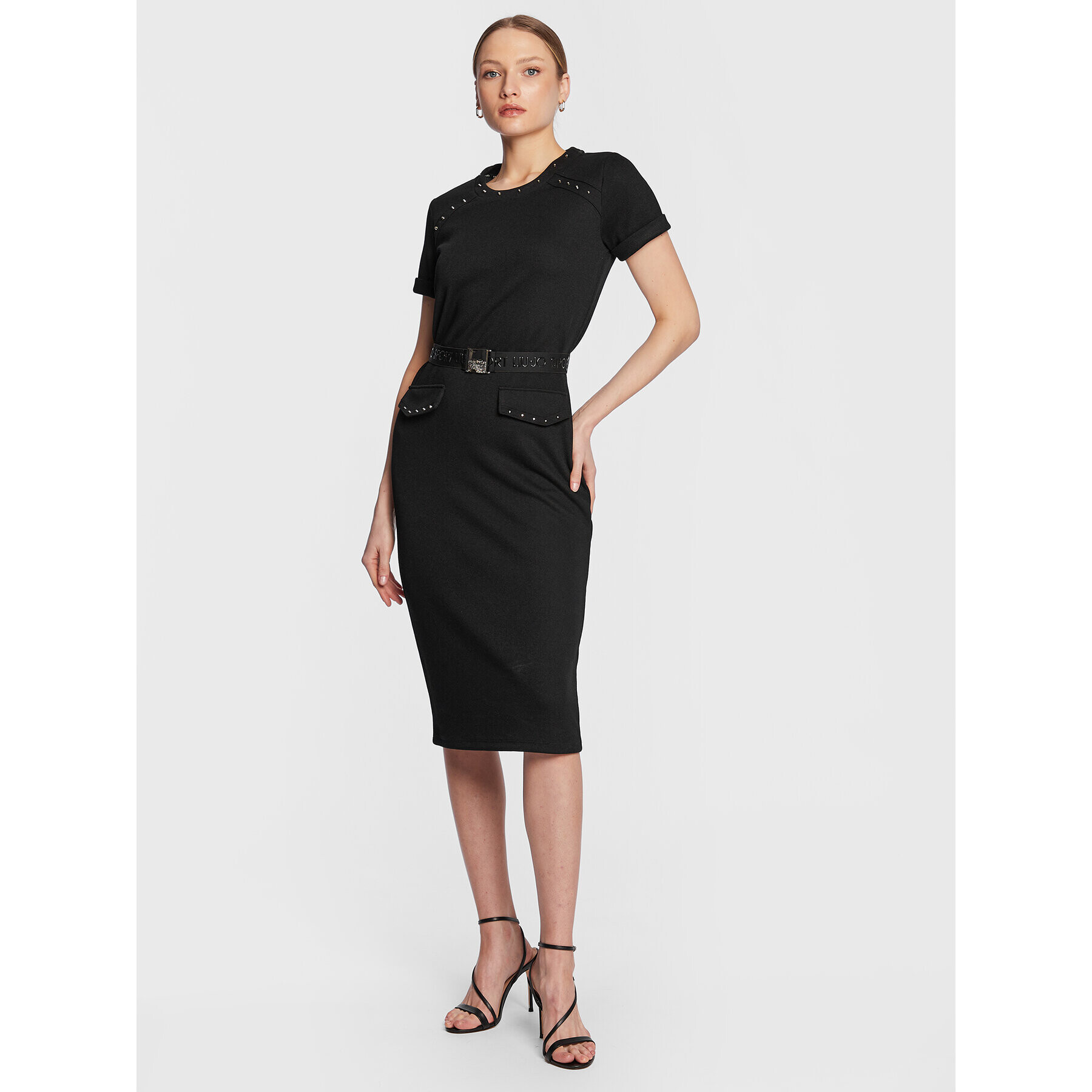 Liu Jo Sport Rochie tricotată TA3032 JS178 Negru Regular Fit - Pled.ro