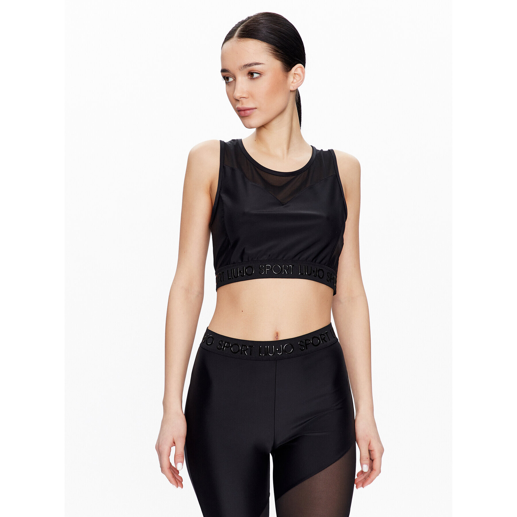 Liu Jo Sport Sutien top TA3018 J7912 Negru - Pled.ro