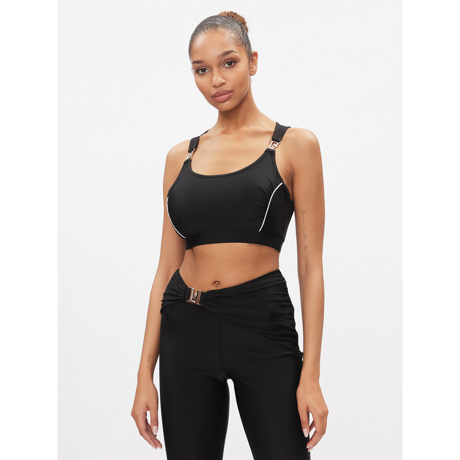 Liu Jo Sport Sutien top TA4002 J7912 Negru - Pled.ro