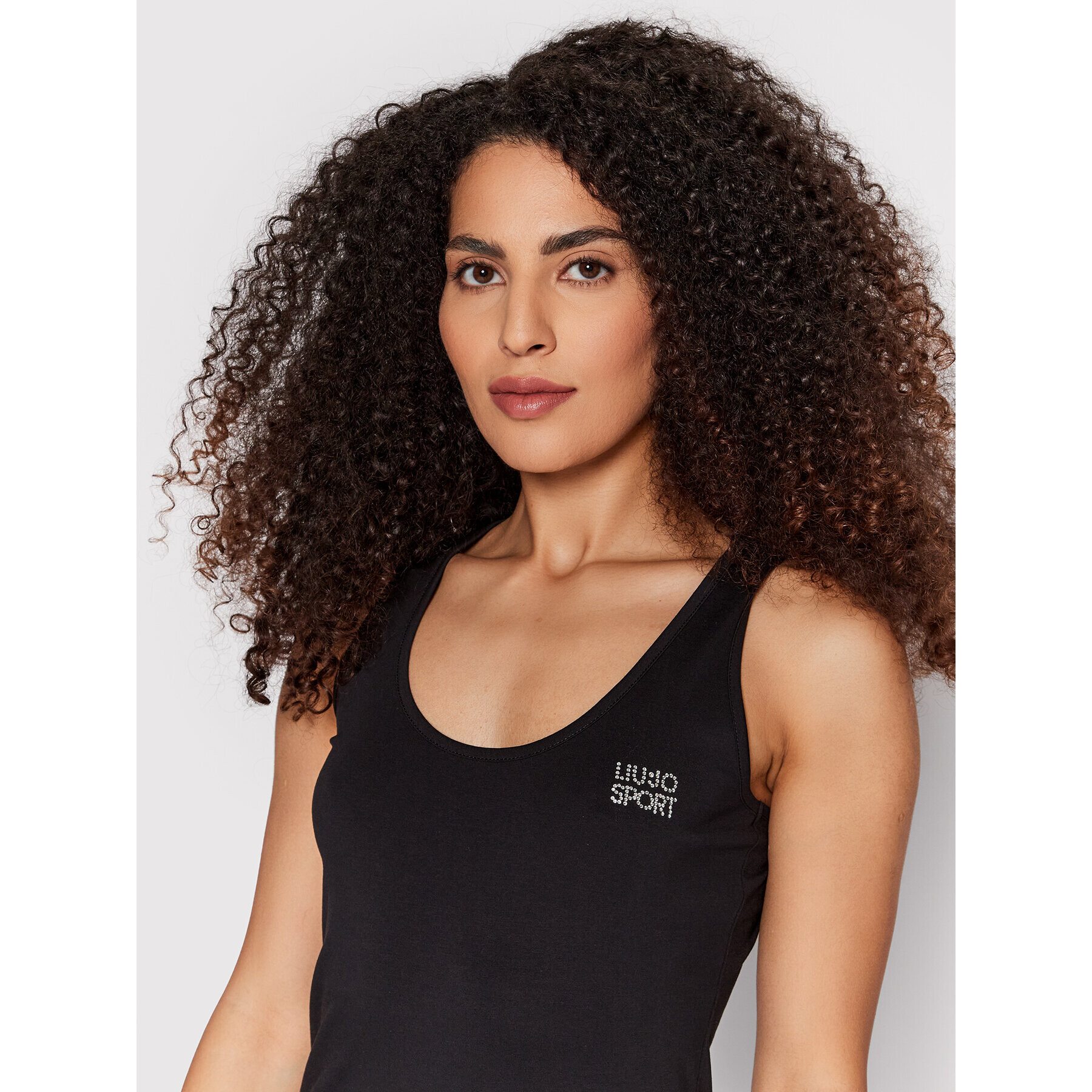 Liu Jo Sport Top TA2082 J5003 Negru Regular Fit - Pled.ro