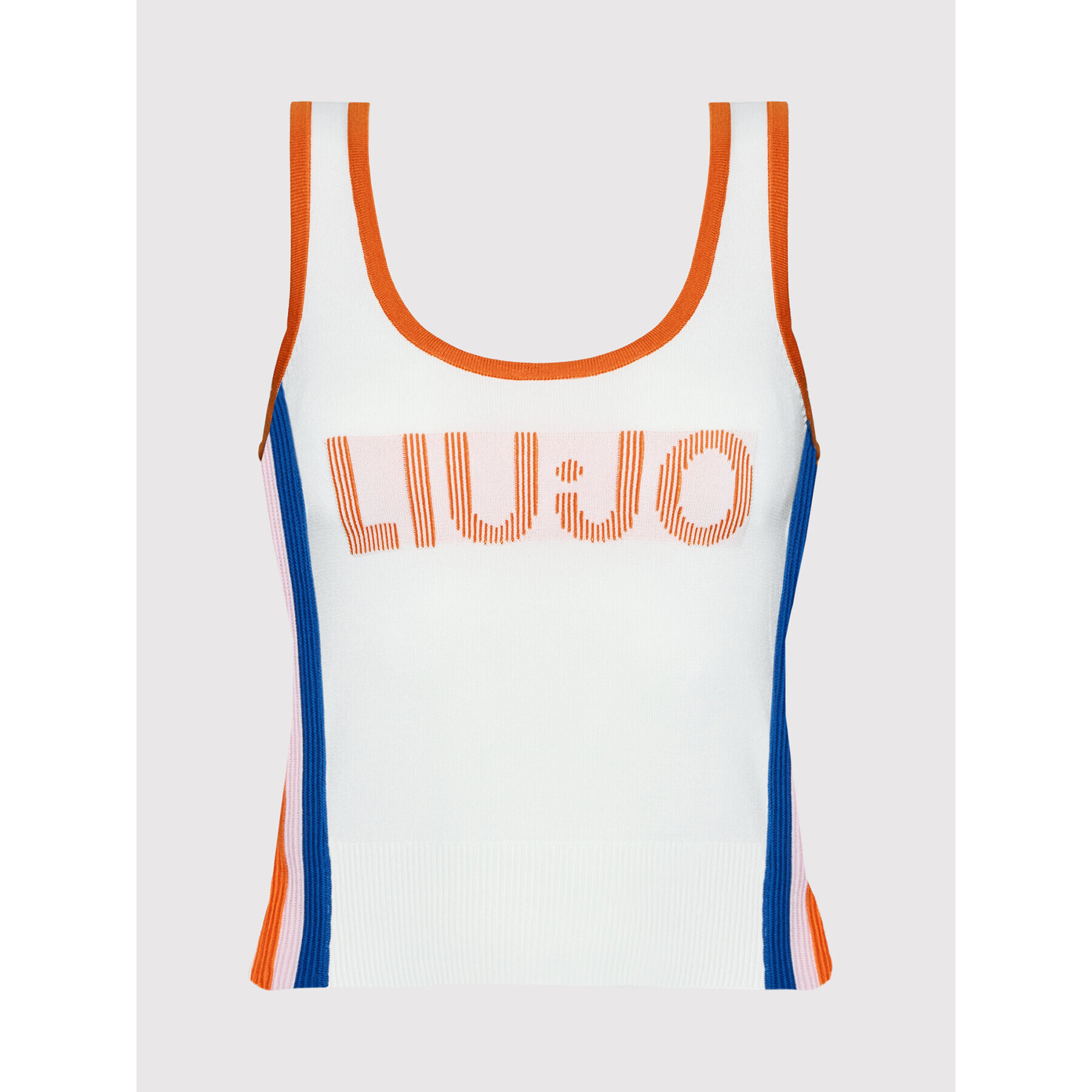 Liu Jo Sport Top TA2103 MA16M Alb Regular Fit - Pled.ro