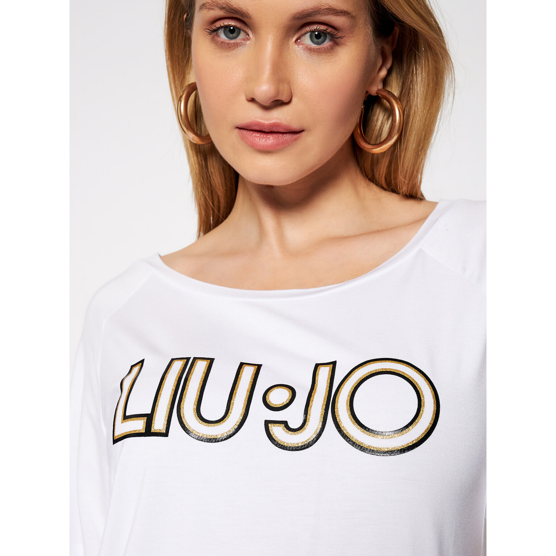 Liu Jo Sport Tricou TA1012 J7905 Alb Regular Fit - Pled.ro