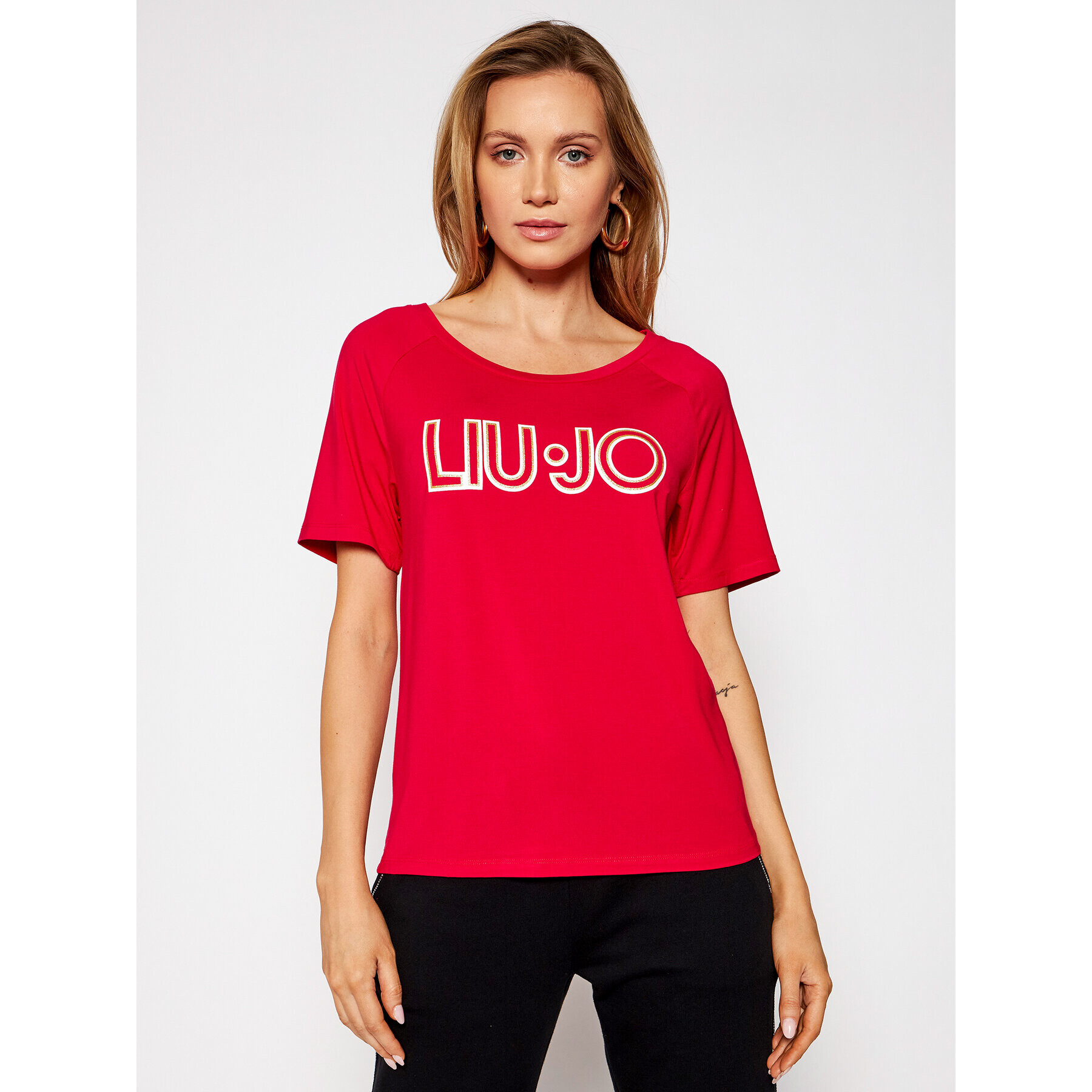 Liu Jo Sport Tricou TA1012 J7905 Roșu Regular Fit - Pled.ro