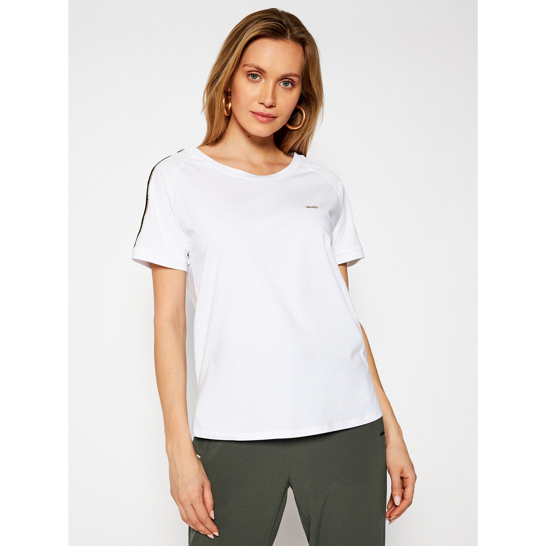 Liu Jo Sport Tricou TA1146 J5003 Alb Regular Fit - Pled.ro