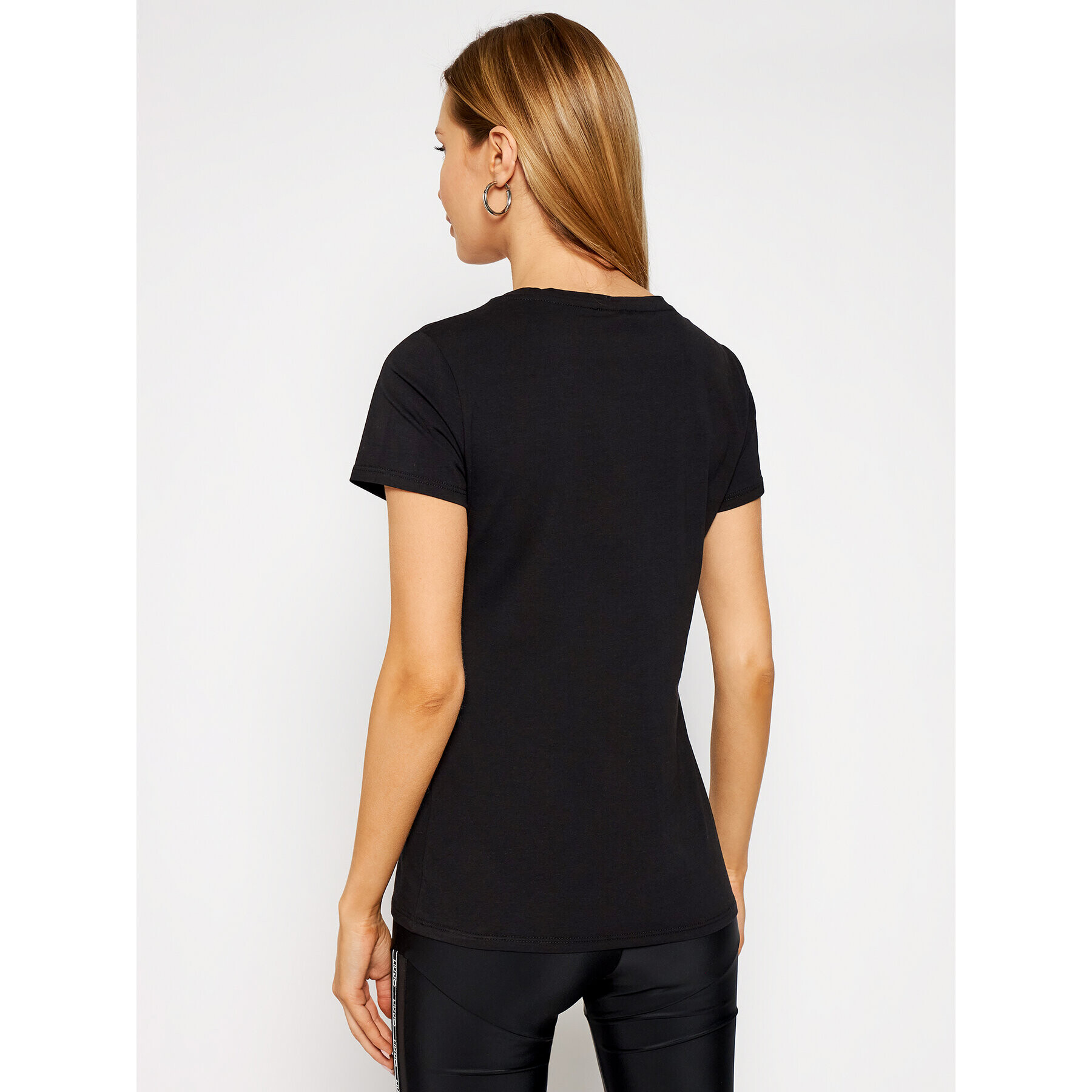 Liu Jo Sport Tricou TA1150 J5003 Negru Regular Fit - Pled.ro