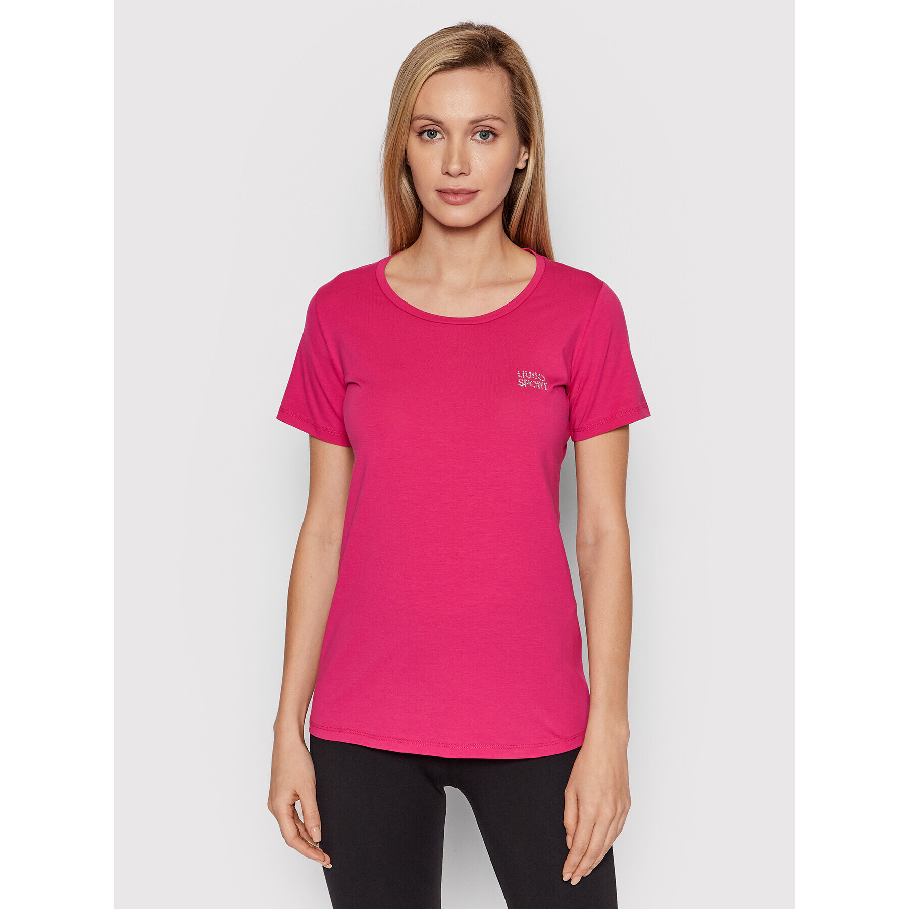 Liu Jo Sport Tricou TA2083 J5003 Roz Regular Fit - Pled.ro