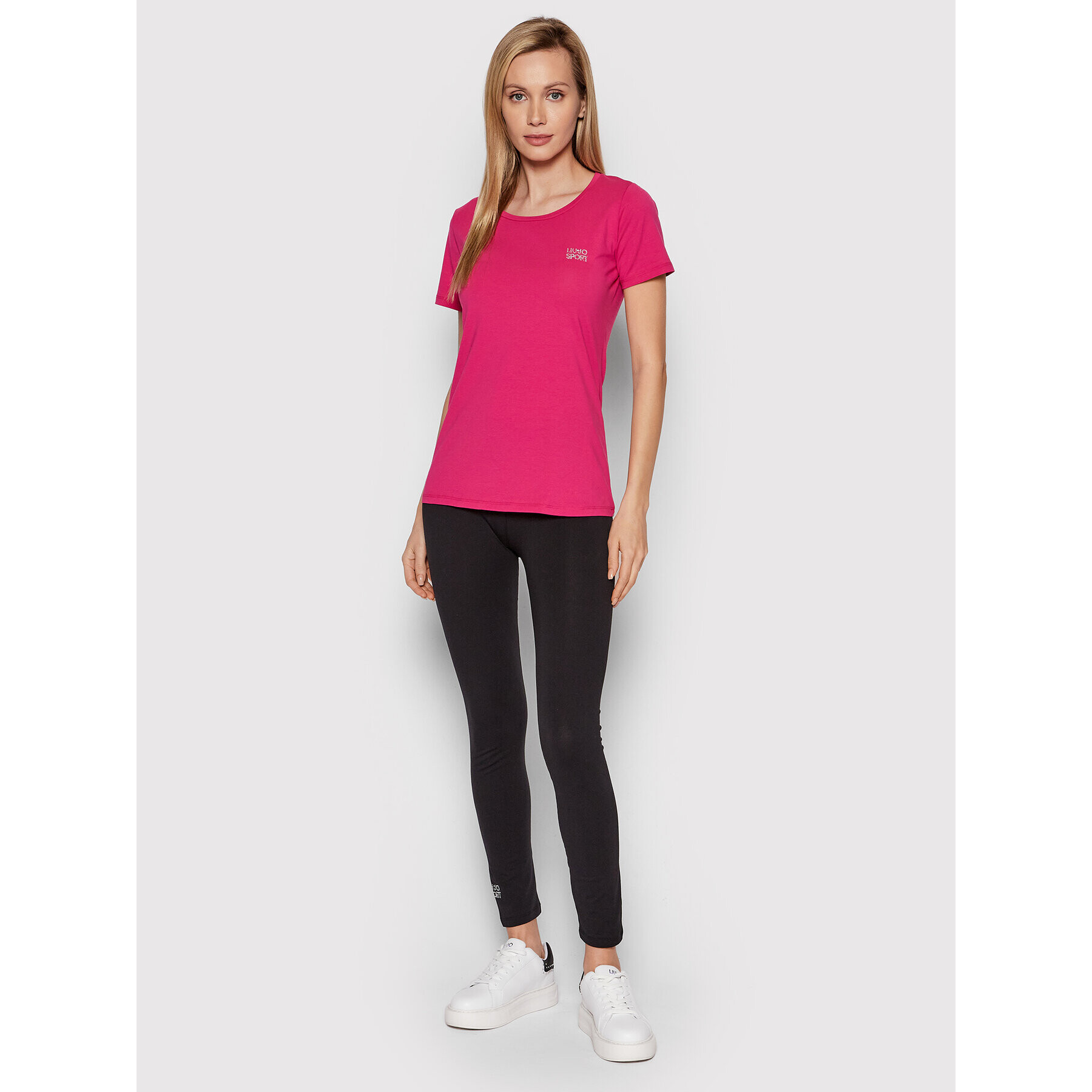 Liu Jo Sport Tricou TA2083 J5003 Roz Regular Fit - Pled.ro