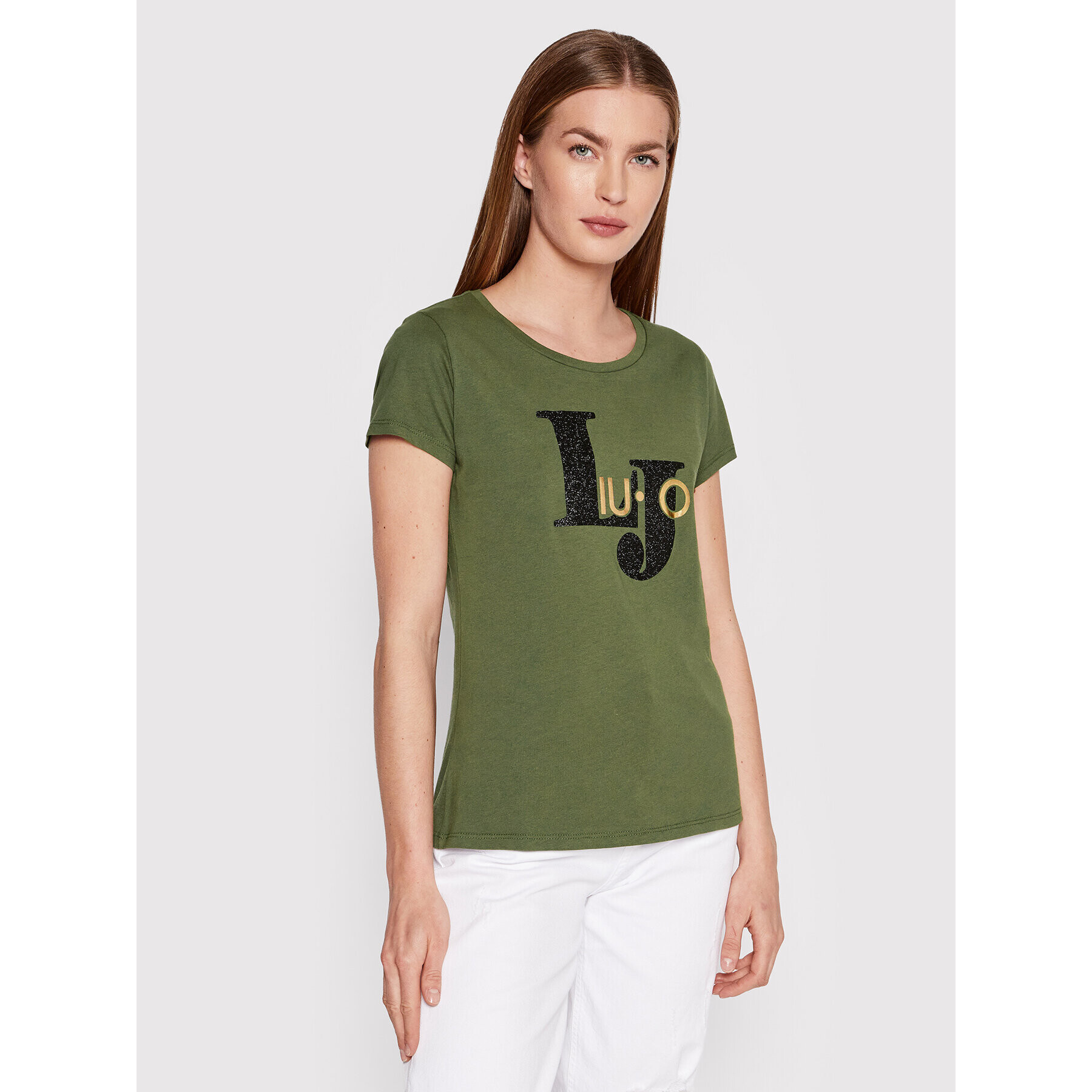 Liu Jo Sport Tricou TA2210 J6040 Verde Regular Fit - Pled.ro