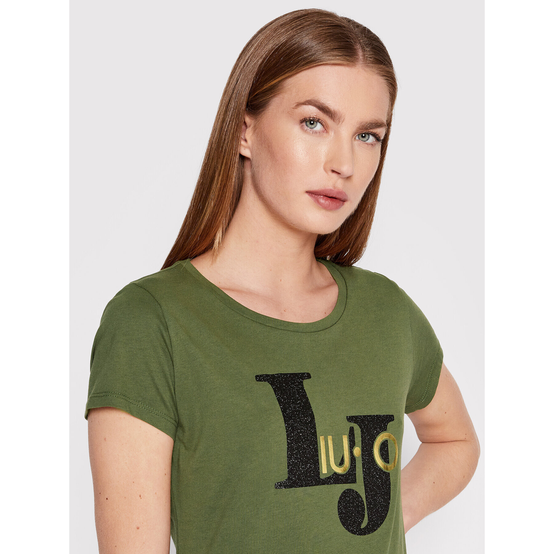 Liu Jo Sport Tricou TA2210 J6040 Verde Regular Fit - Pled.ro