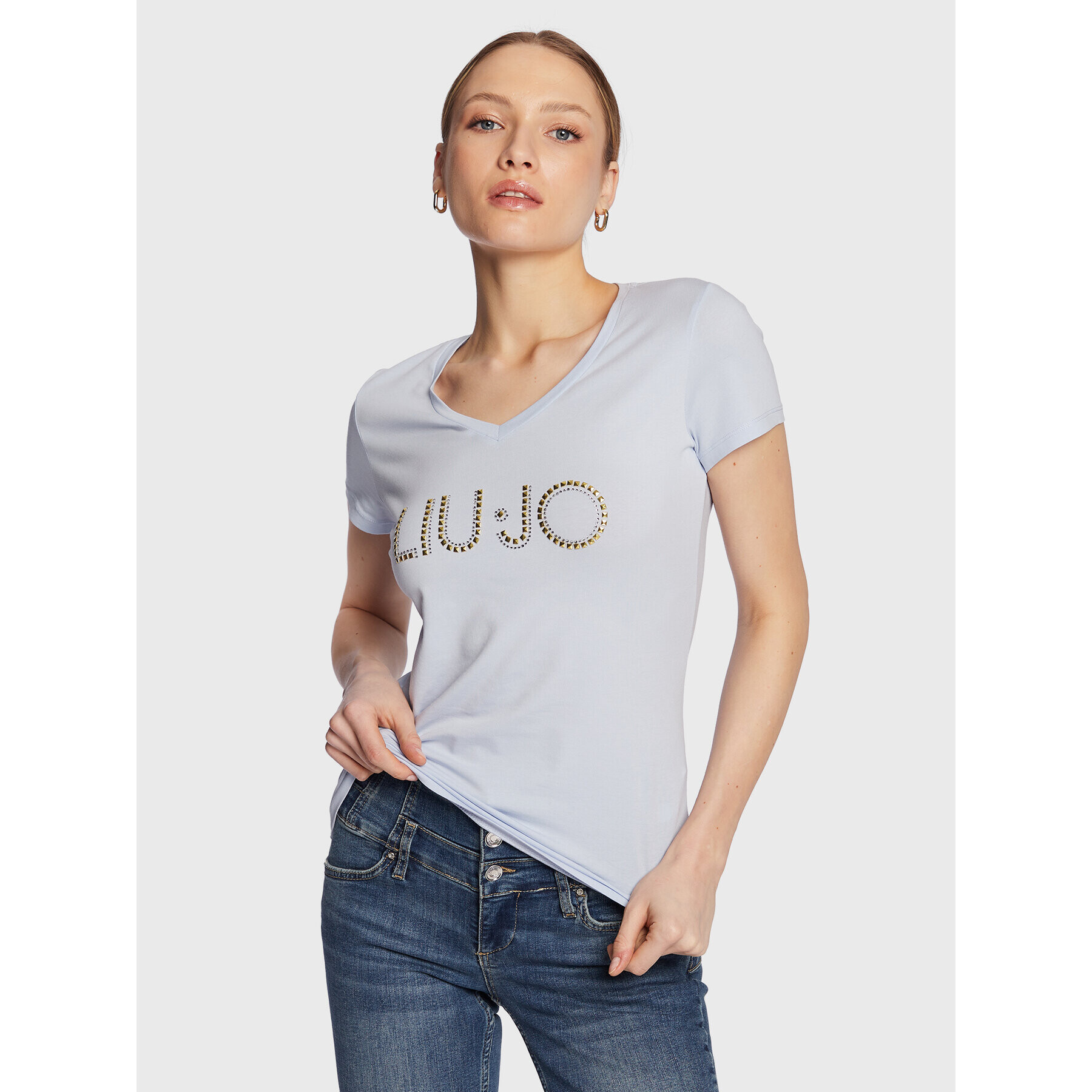 Liu Jo Sport Tricou TA3089 J5003 Albastru Regular Fit - Pled.ro