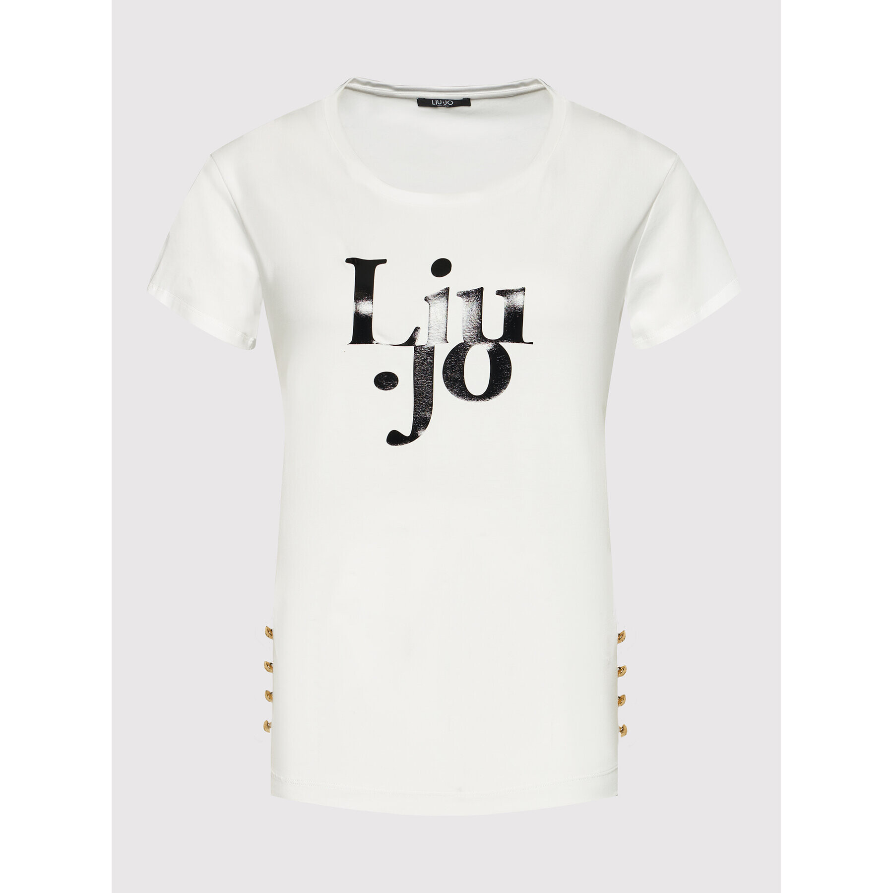 Liu Jo Sport Tricou TF1249 J5972 Alb Regular Fit - Pled.ro