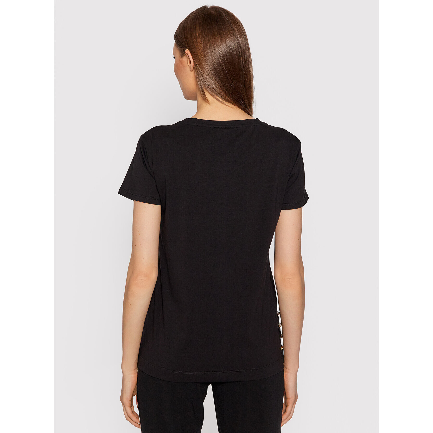 Liu Jo Sport Tricou TF1249 J5972 Negru Regular Fit - Pled.ro