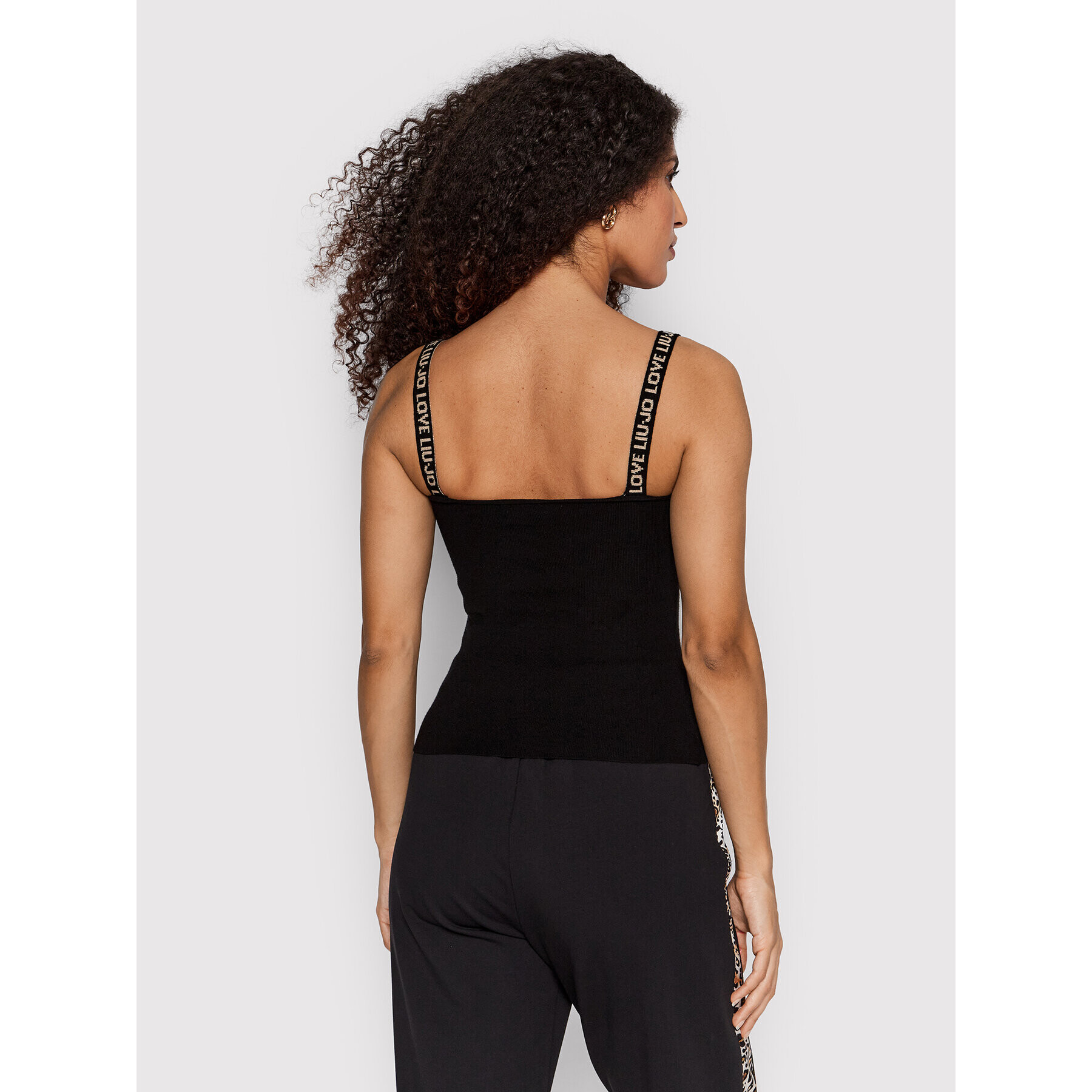 Liu Jo Top CA2176 MS99E Negru Slim Fit - Pled.ro