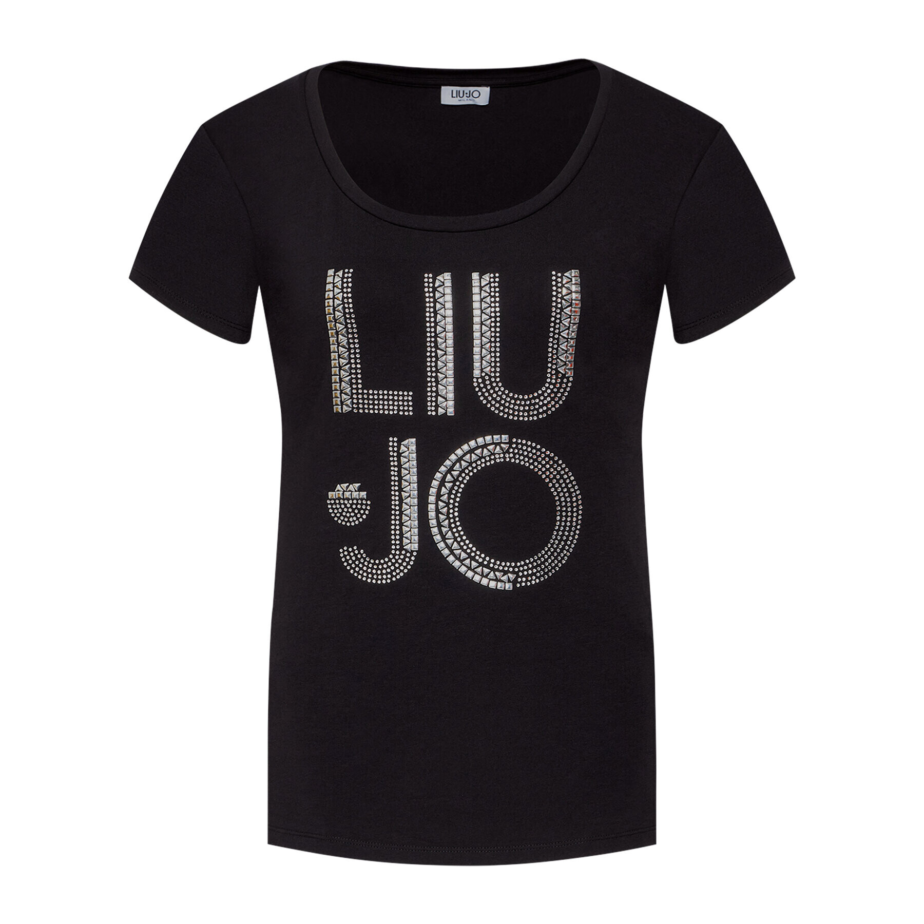 Liu Jo Tricou WA1138 J5003 Negru Slim Fit - Pled.ro