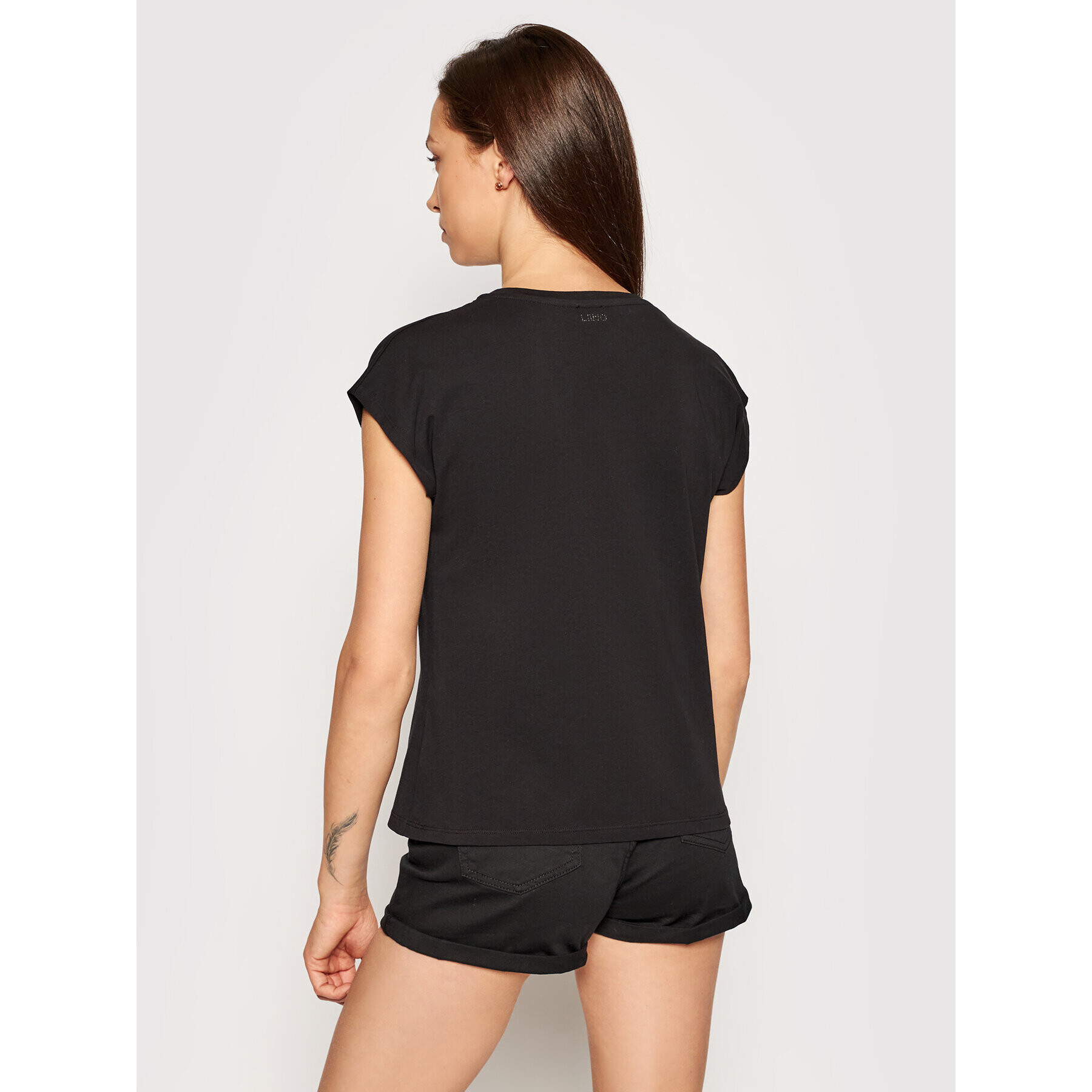 Liu Jo Tricou WA1337 J5003 Negru Regular Fit - Pled.ro